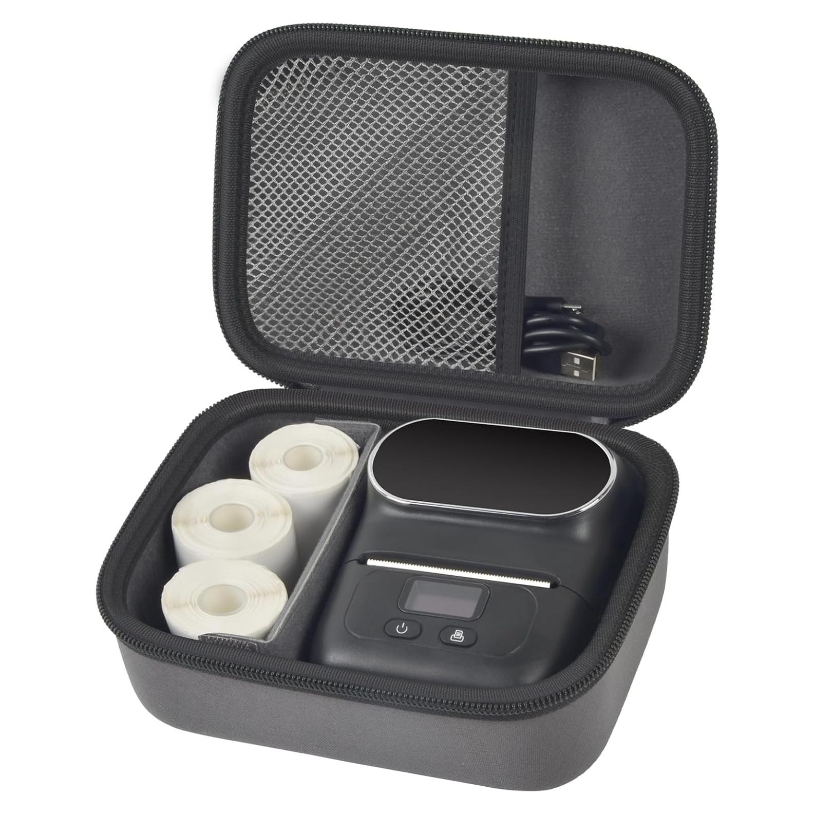 Funda Organizador Boobowl para Etiquetadora Phomemo M110 - Gris