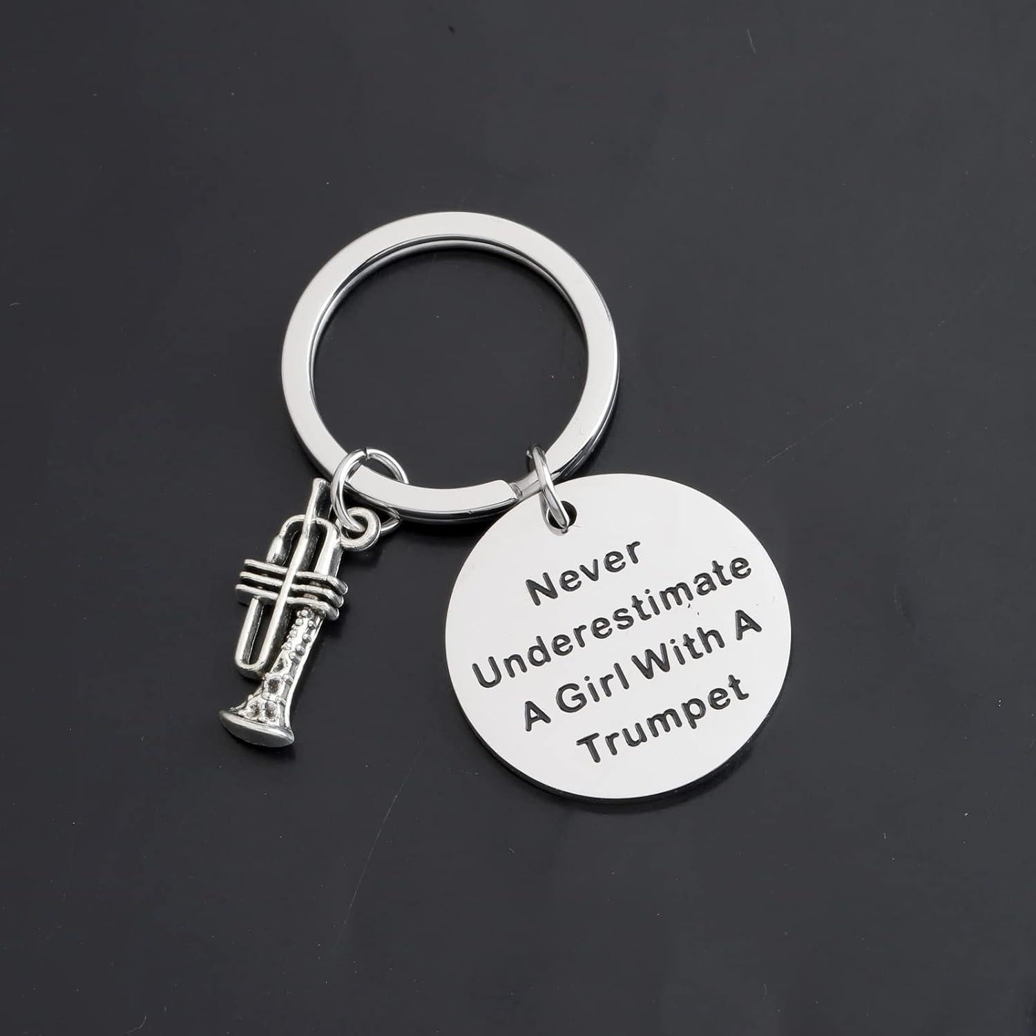 Llavero de Trompeta Poty Regalo para Amantes de la Música