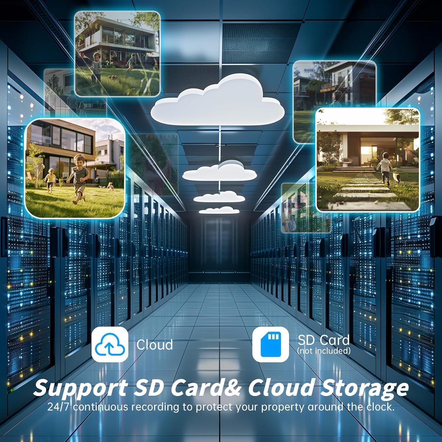 Cámara de Seguridad Bombilla Noahcam 2K Inalámbrica 360°