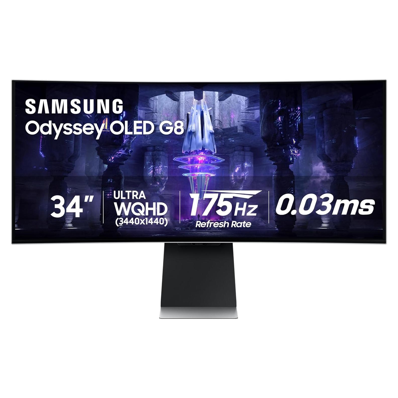 Monitor Curvo Samsung Odyssey 34" QD-OLED 175Hz 0.03ms