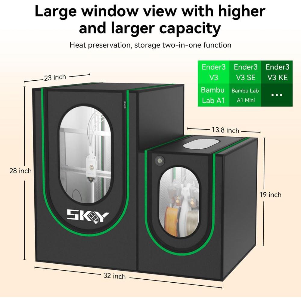 Cubierta Protectora para Impresora 3D Skouphy A1 y Ender 3