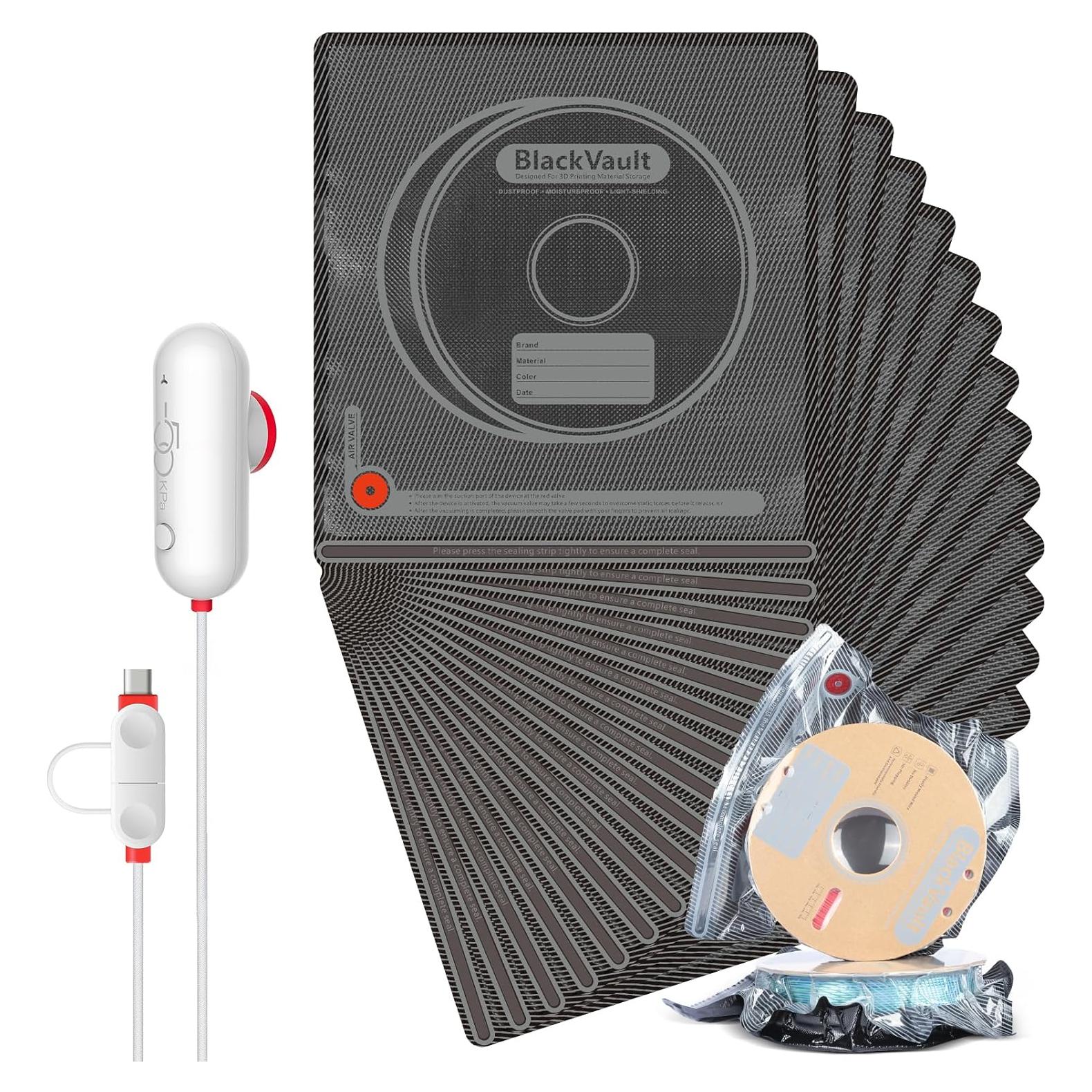 Kit de Almacenamiento al Vacío Vacbird con 20 Bolsas 32x34cm