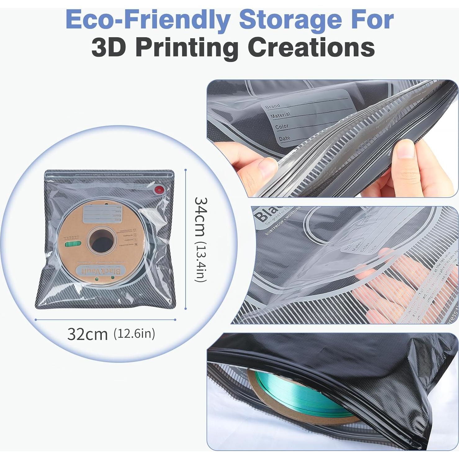 Kit de Almacenamiento al Vacío Vacbird con 20 Bolsas 32x34cm