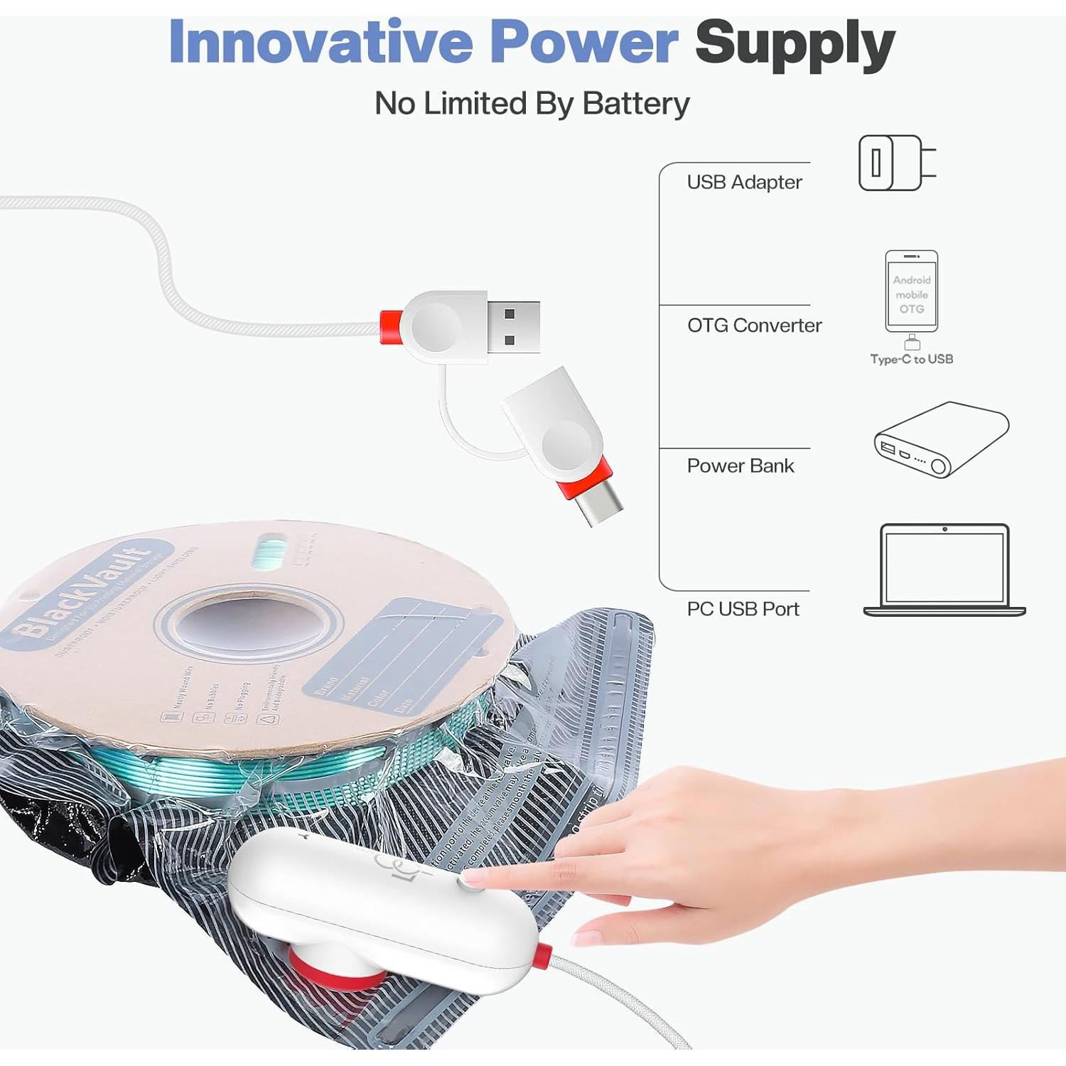 Kit de Almacenamiento al Vacío Vacbird con 20 Bolsas 32x34cm