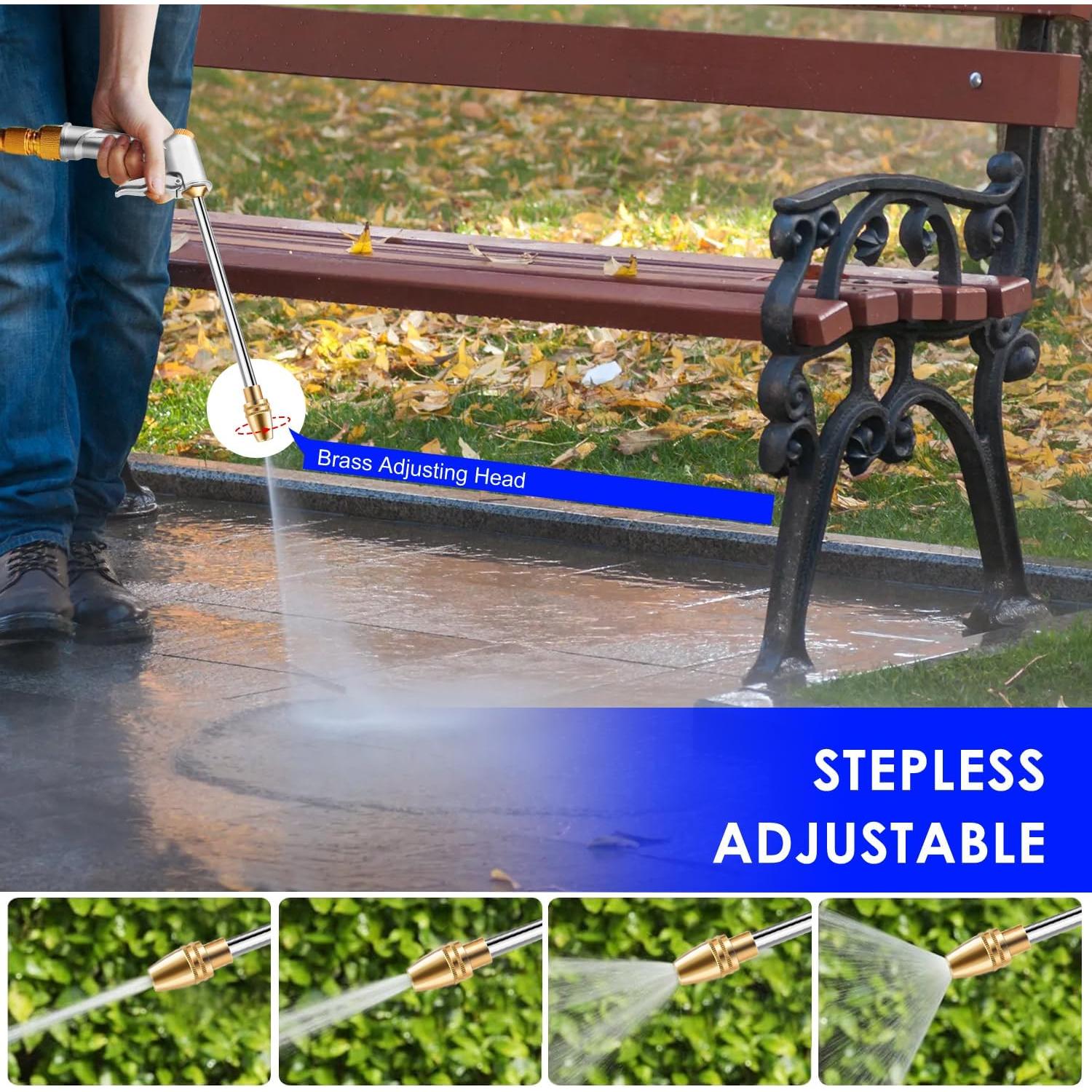 Boquilla de Manguera Ustope GN-02 Metal 2 Puertos 29x13cm