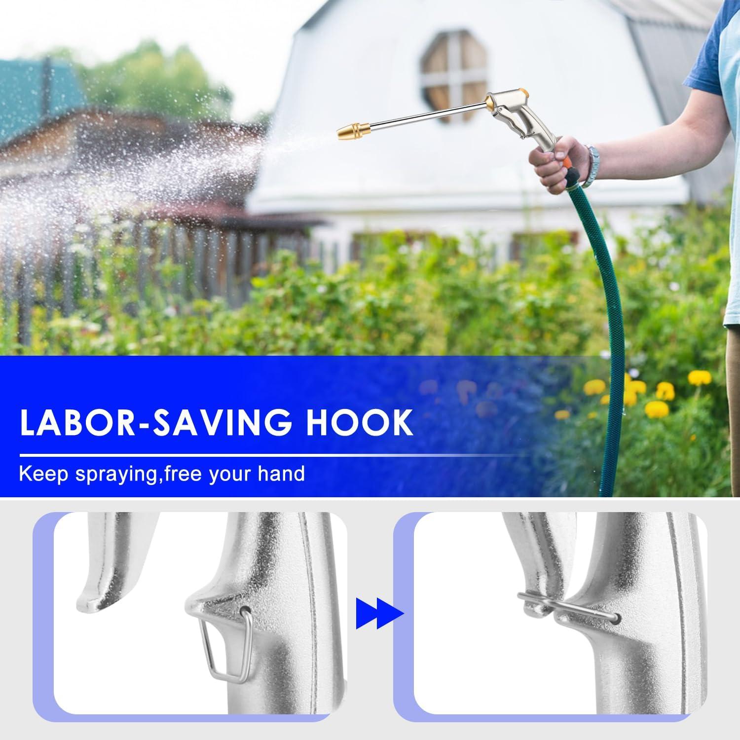 Boquilla de Manguera Ustope GN-02 Metal 2 Puertos 29x13cm