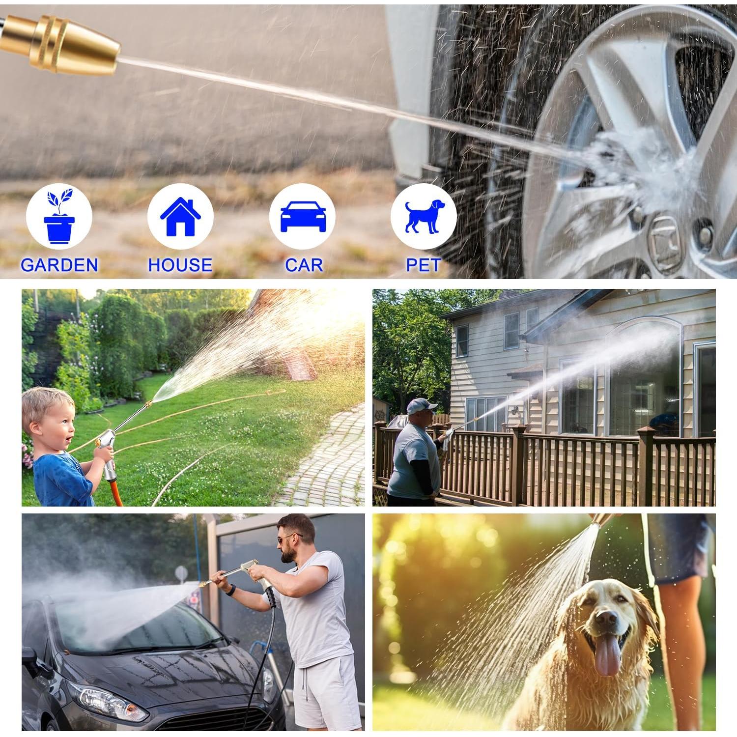 Boquilla de Manguera Ustope GN-02 Metal 2 Puertos 29x13cm