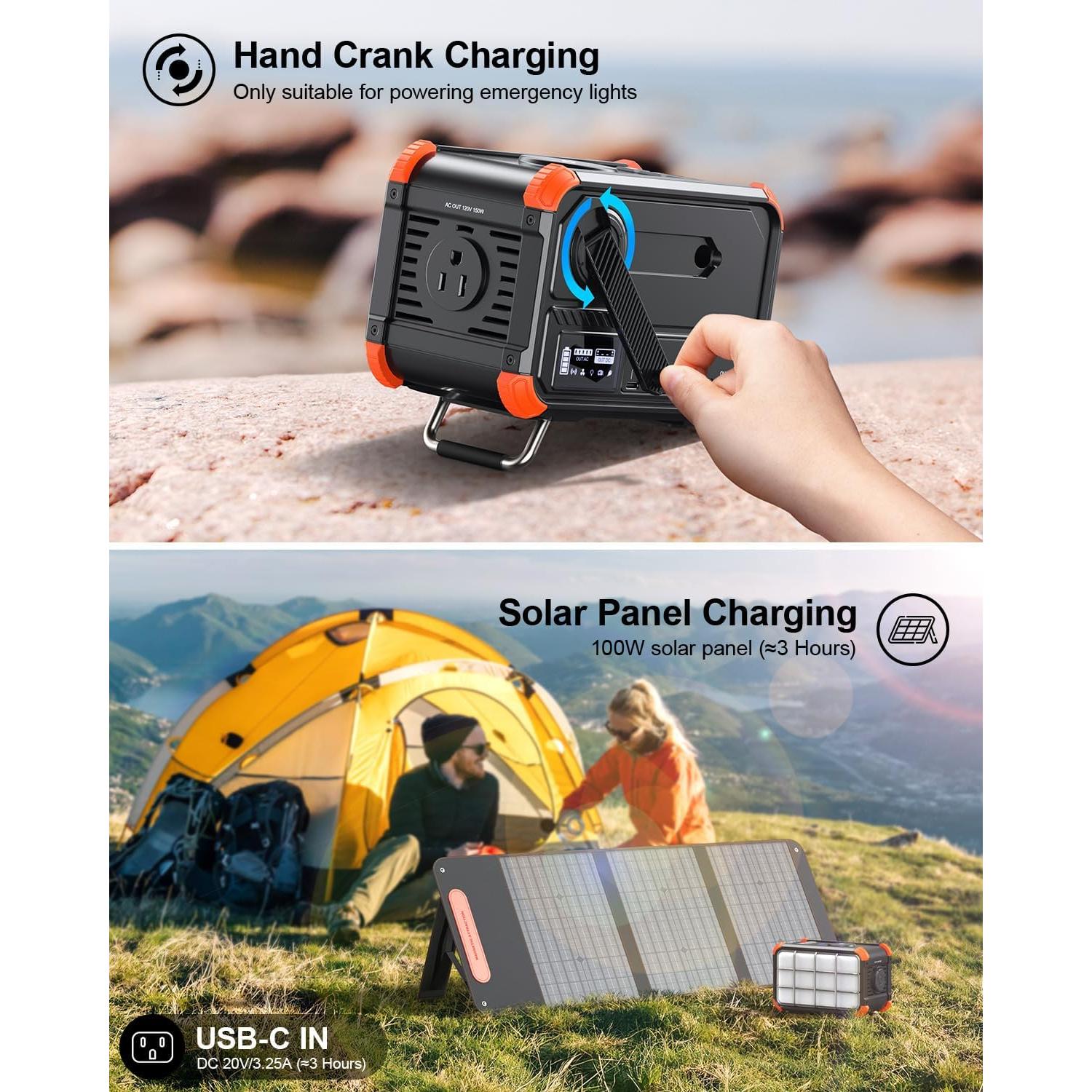 Estación de Energía Portátil BROWEY PN-C150 153Wh 150W Camping