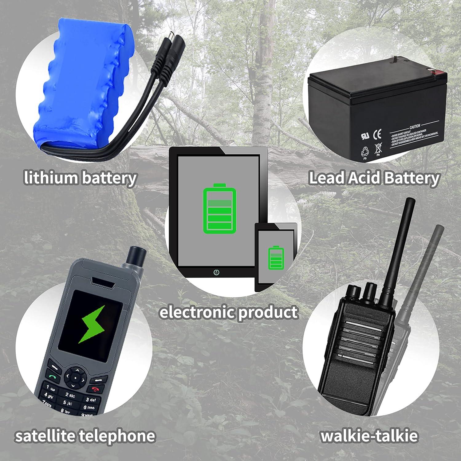 Generador de Manivela Portátil HUABAN 30W para Camping