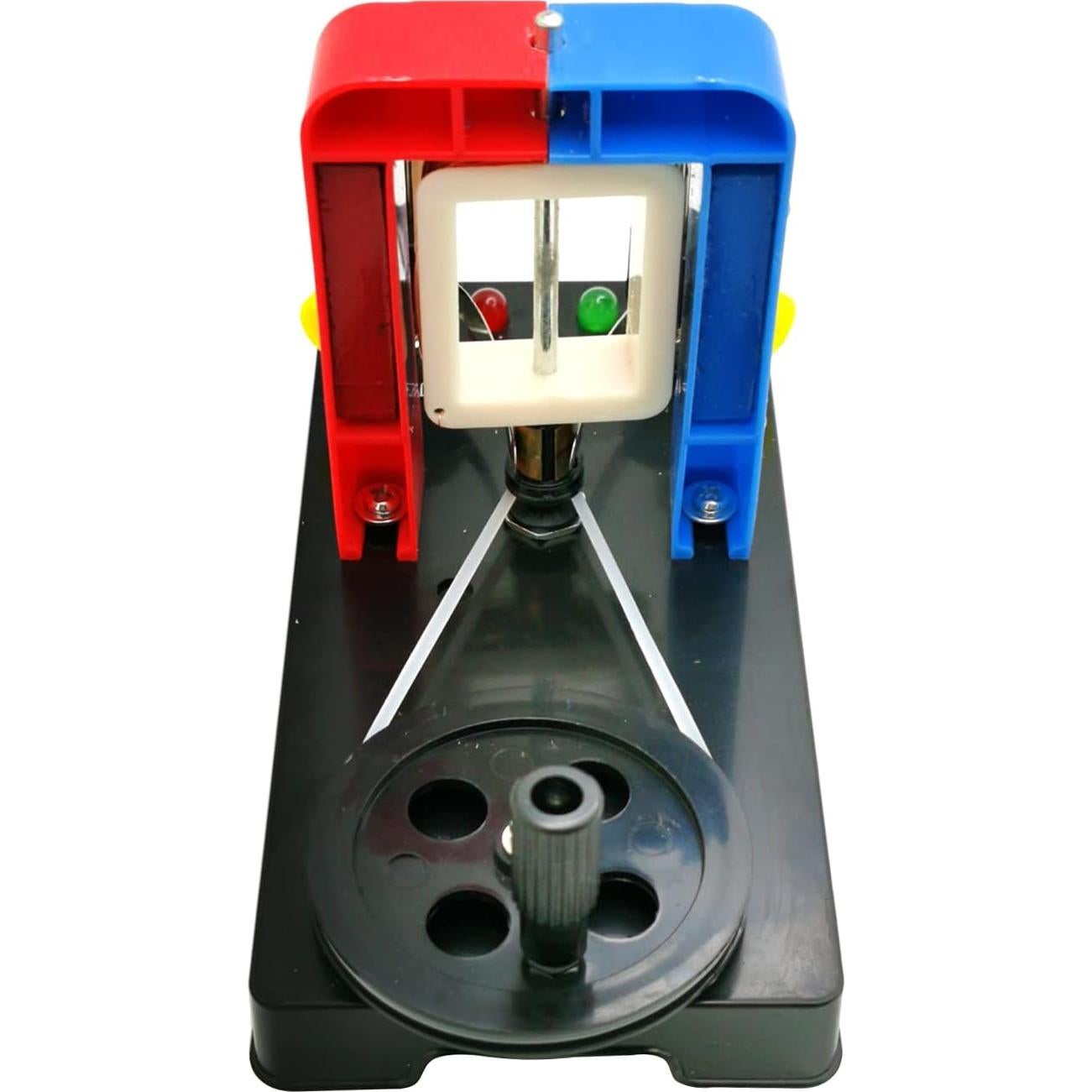 EUDAX School DIY Dynamo Lantern Educational STEM Building,Labs Demonstration Motor Activity Teaching Model Hand Cranked Power Electricity DC Electric Generator Physical Science Experiment Education