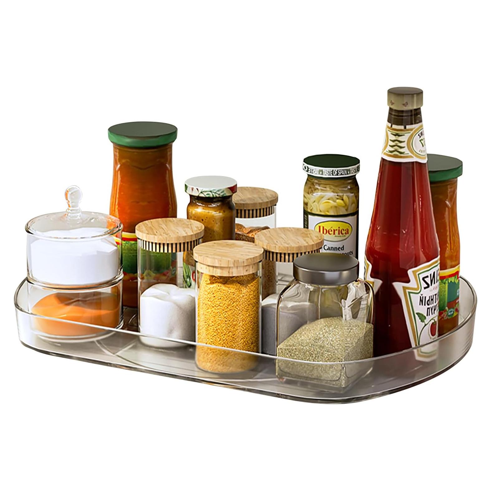 Organizador giratorio Voova Lazy Susan 39.6x27.9cm para refrigerador