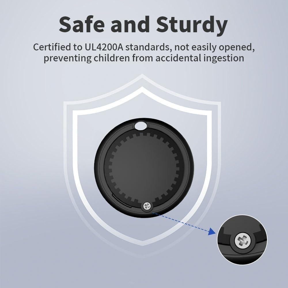 Localizador Bluetooth MaiLv Tech F03C para iOS, Negro