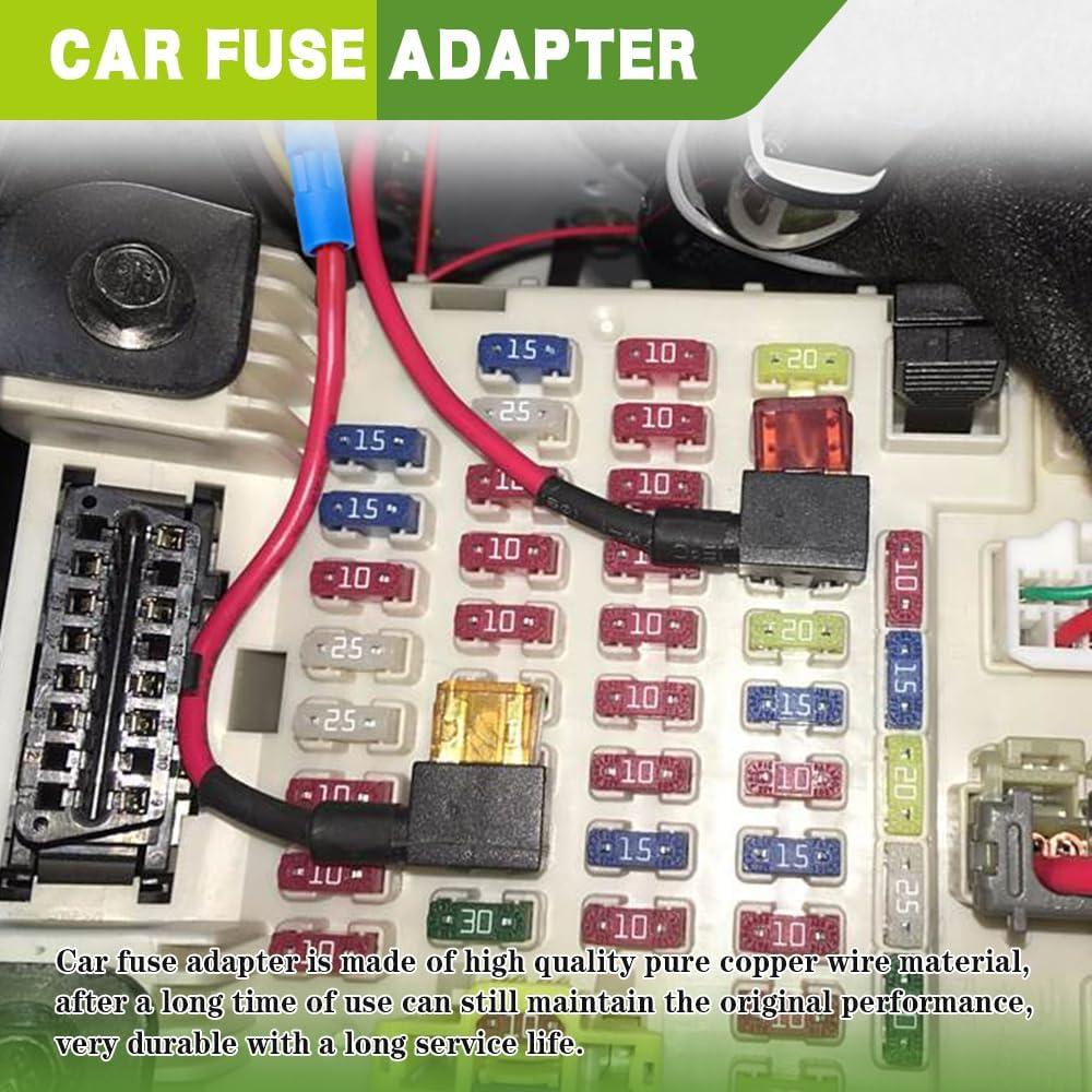 Adaptador de Fusible HAOBO 5Pack 12V para Automóviles Mini Micro2