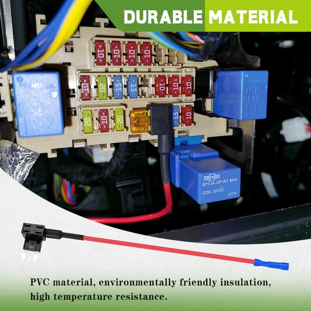 Adaptador de Fusible HAOBO 5Pack 12V para Automóviles Mini Micro2