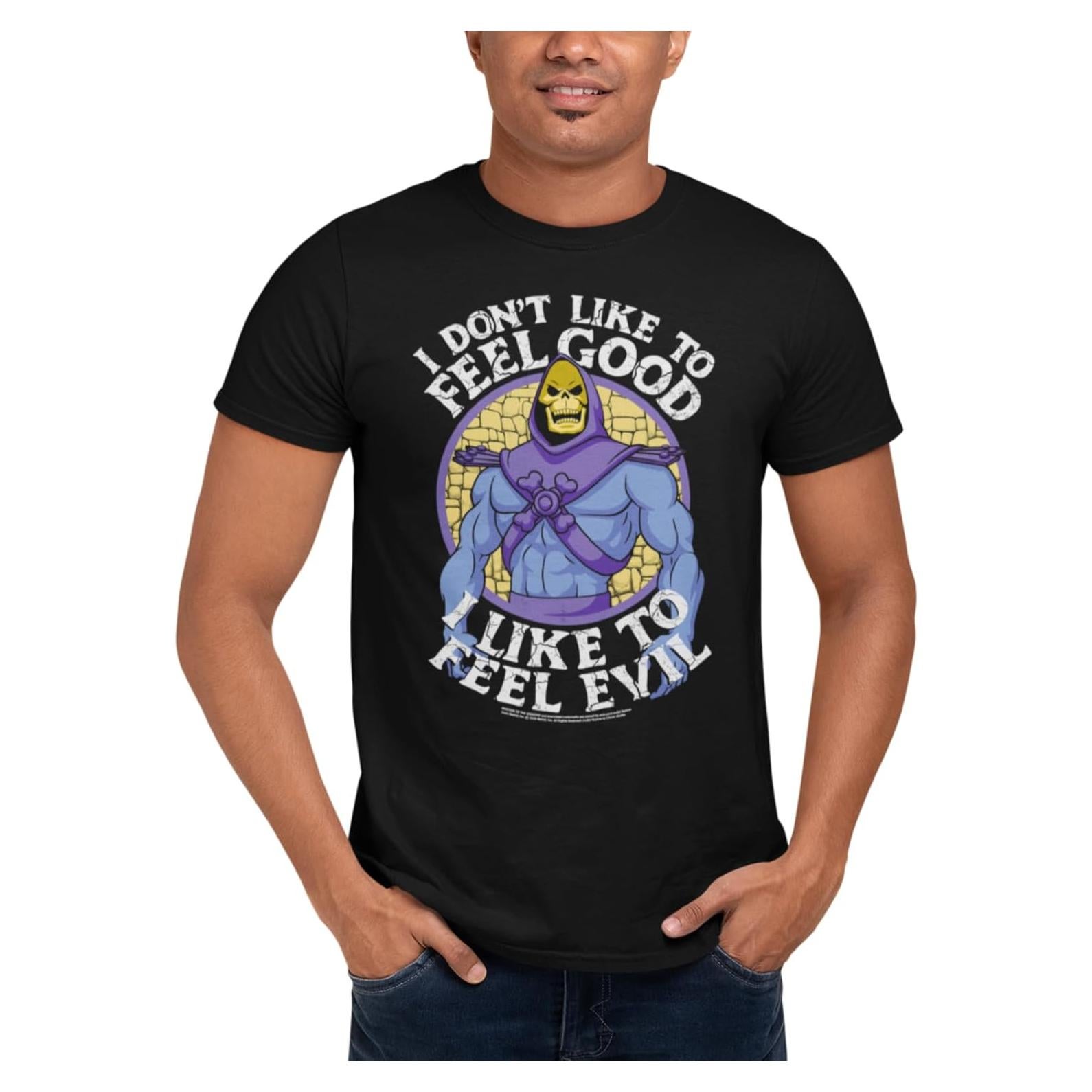 Camiseta Gráfica Manga Corta Maestros del Universo Skeletor Negro