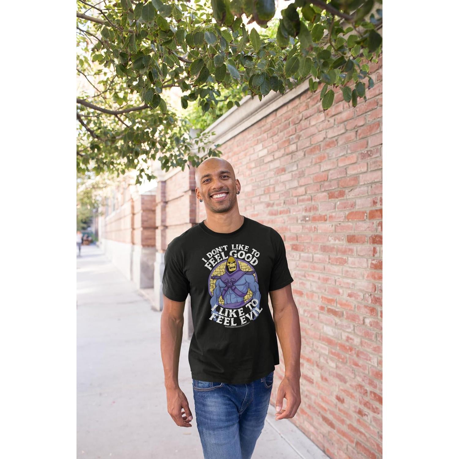 Camiseta Gráfica Manga Corta Maestros del Universo Skeletor Negro