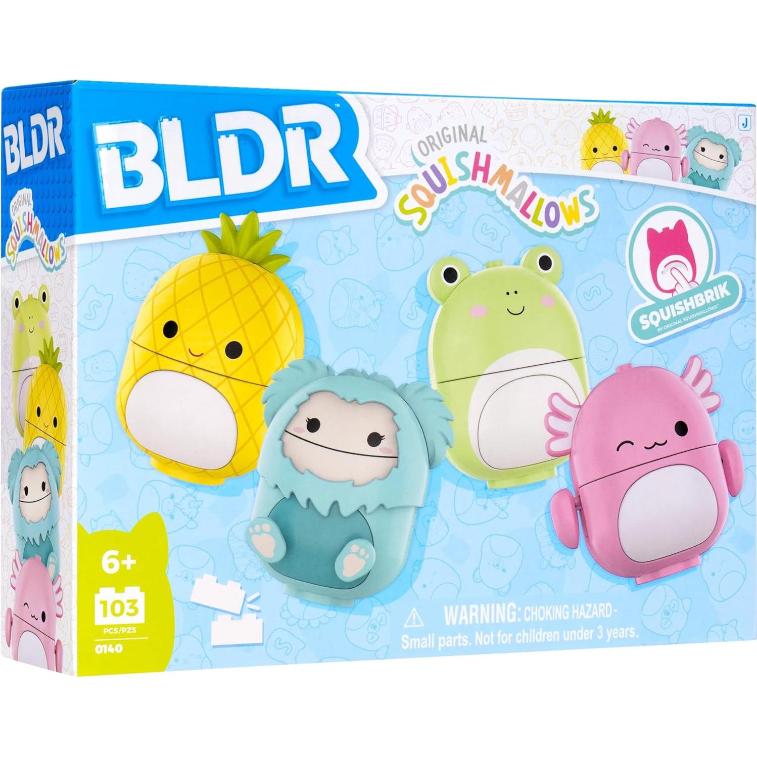 Multipack de Figuras Construibles Squishmallows - 4 Piezas