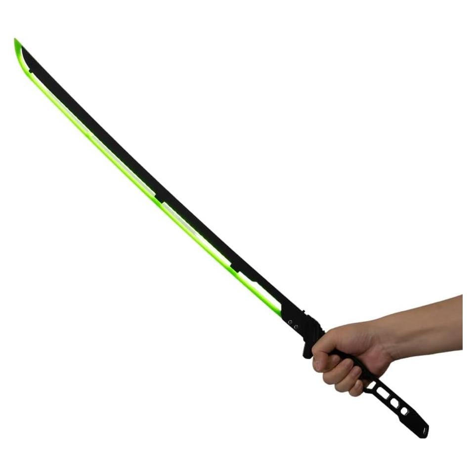Espada LED Futuro Verde 79.5 cm para Disfraces y Fiestas