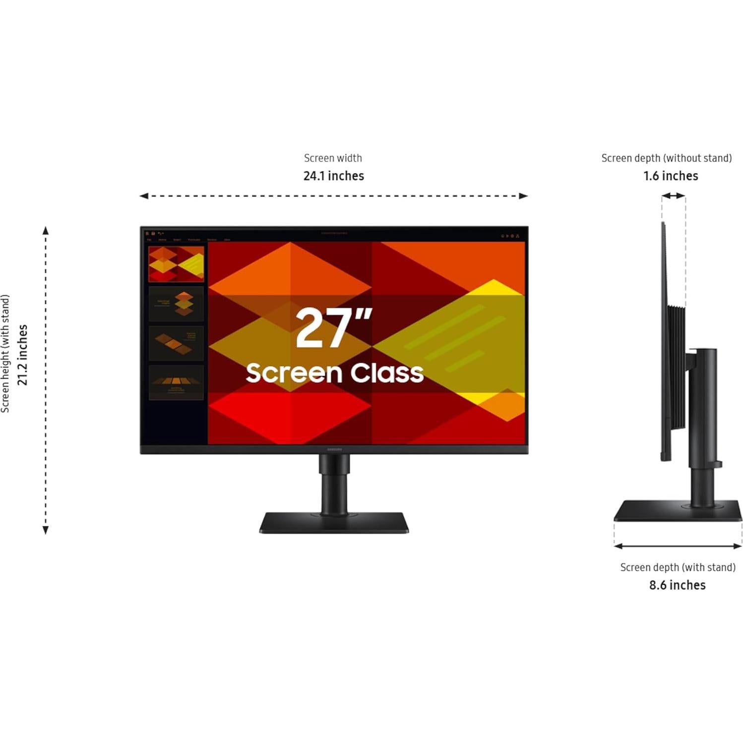 Monitor Samsung 27" S40GD IPS 100Hz Ergonomico Full HD