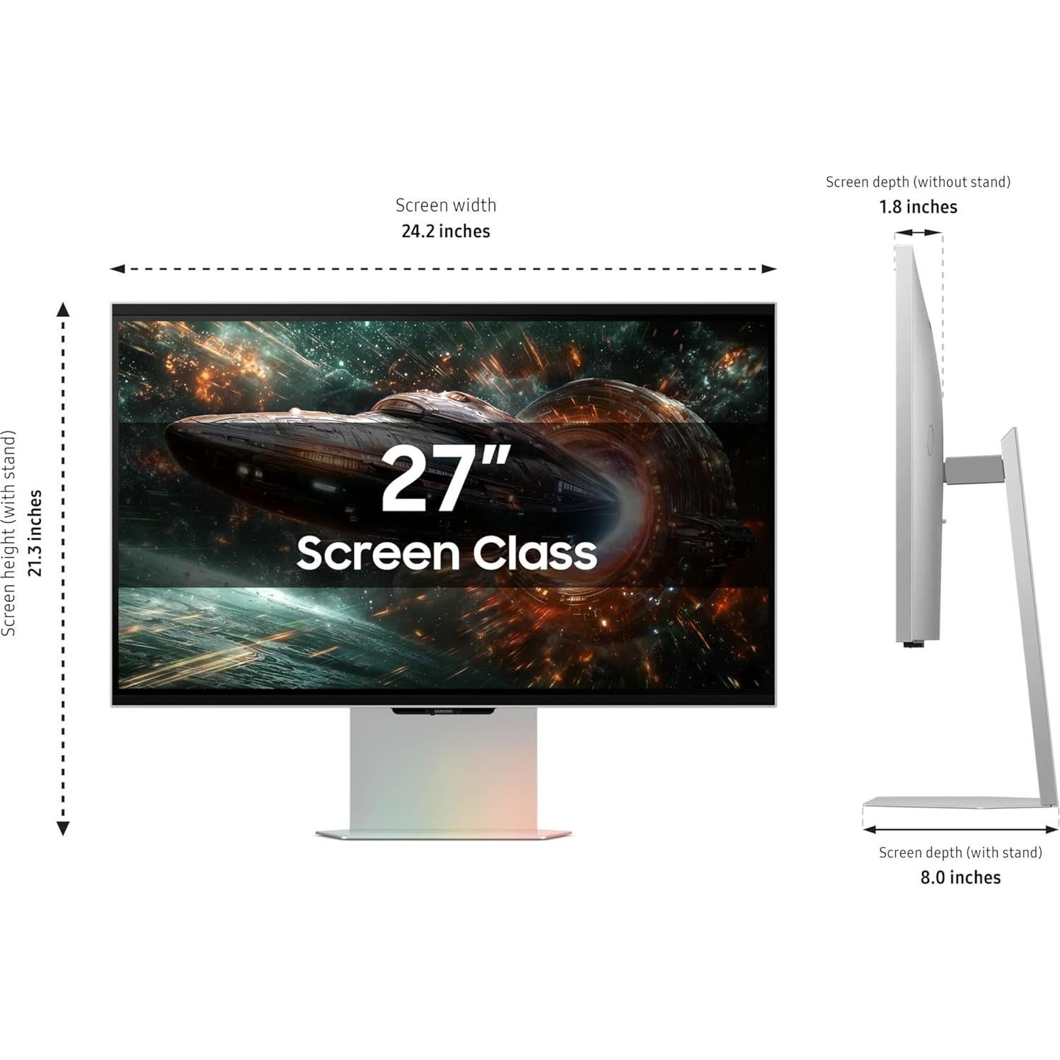Monitor de Juegos 3D Samsung G90XF 27" 4K 165Hz 1ms