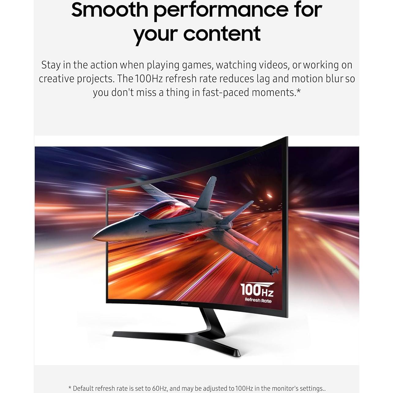 Monitor Curvo Samsung 27" FHD 1800R 100Hz LS27D366GANXZA