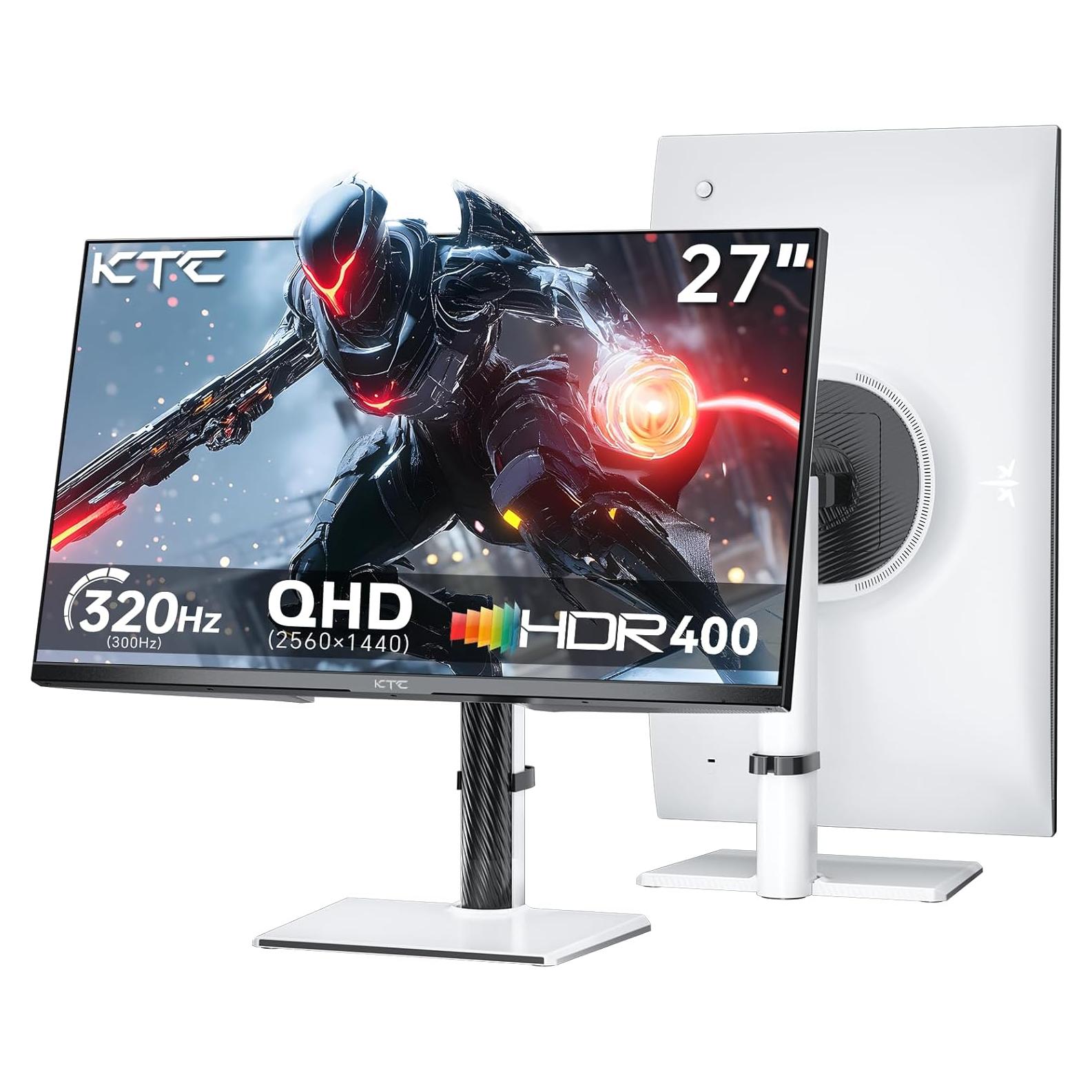 Monitor de Juegos KTC H27E6 27" QHD 320Hz IPS Ajustable