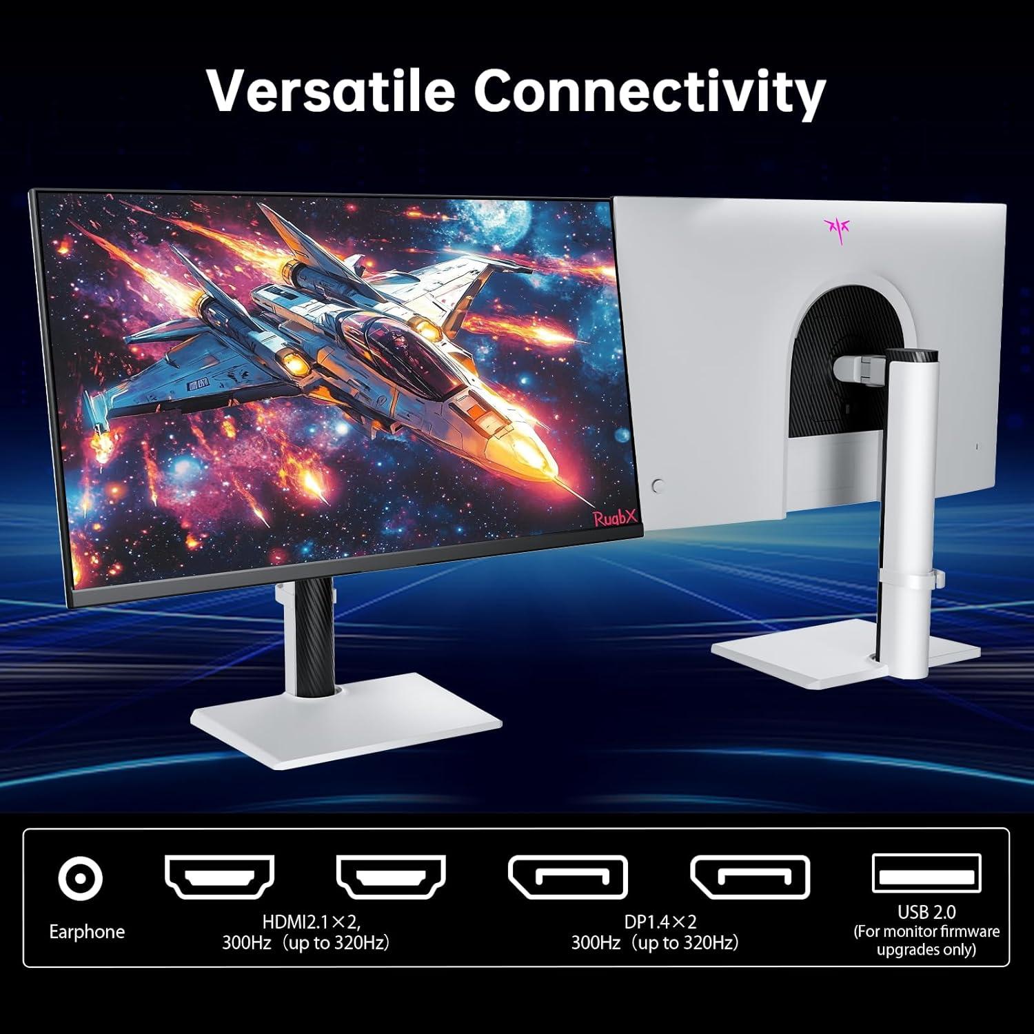 Monitor de Juegos KTC H27E6 27" QHD 320Hz IPS Ajustable