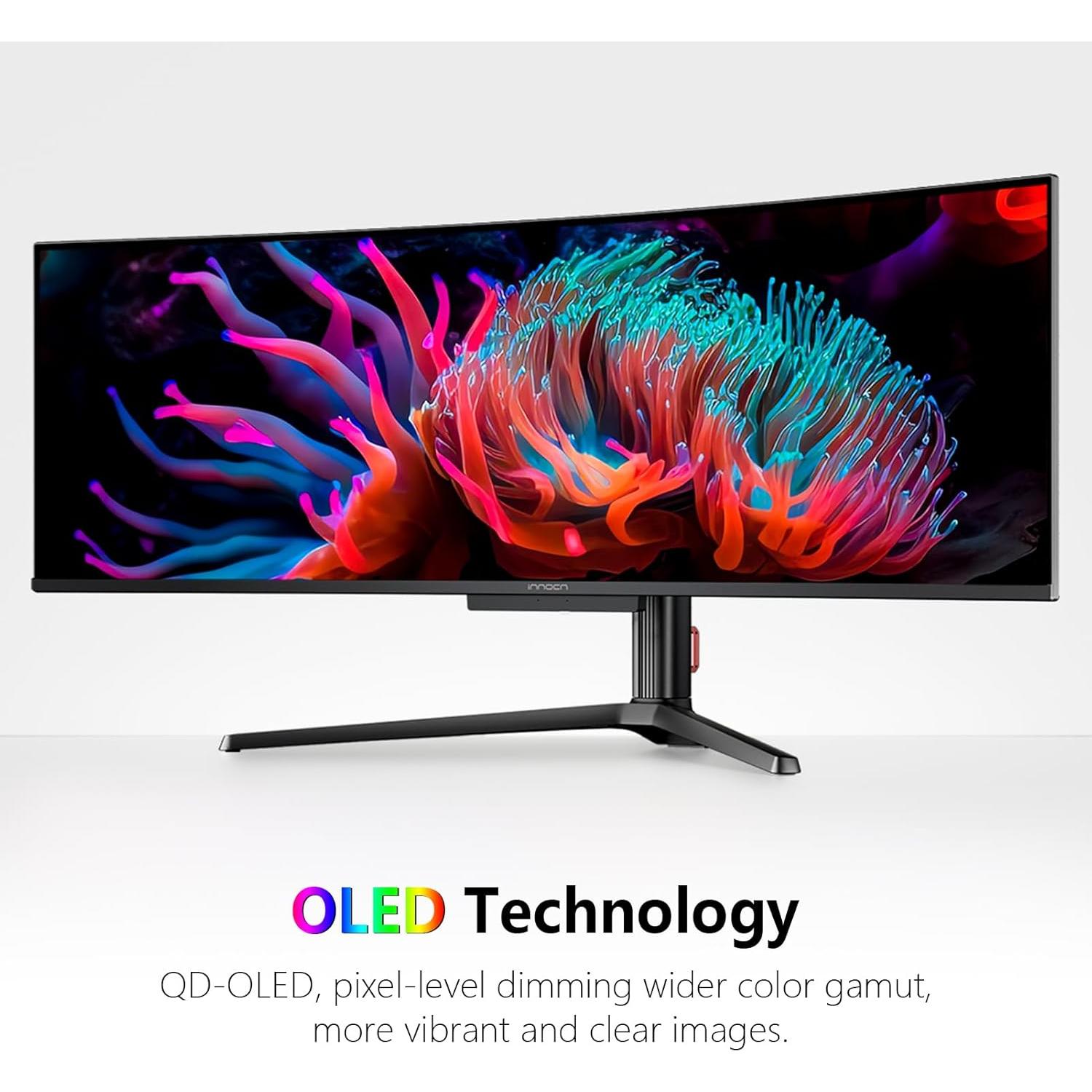 Monitor Curvo INNOCN 49" OLED Ultrawide 5120x1440 144Hz