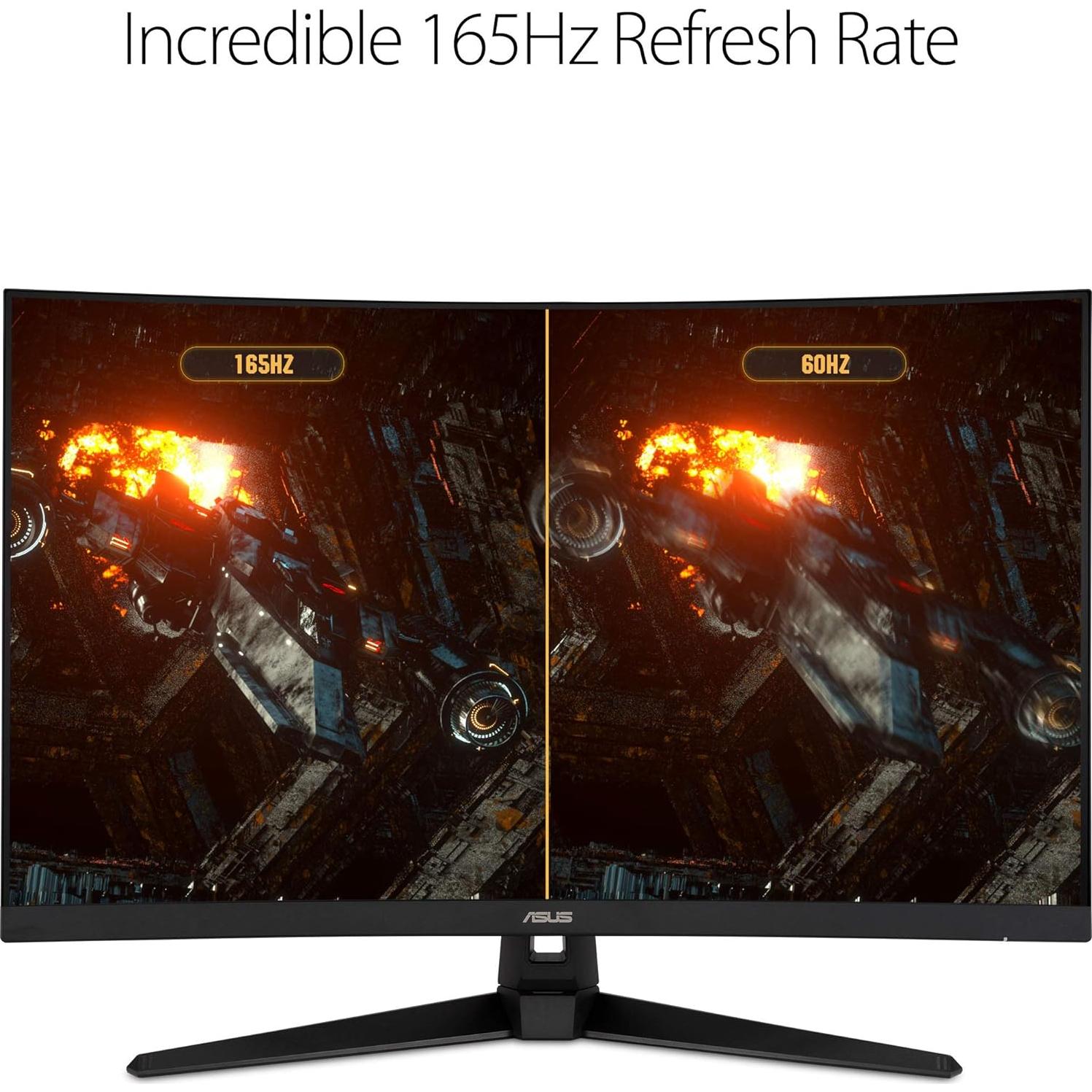 Monitor Curvo ASUS TUF Gaming 31.5" QHD 165Hz FreeSync