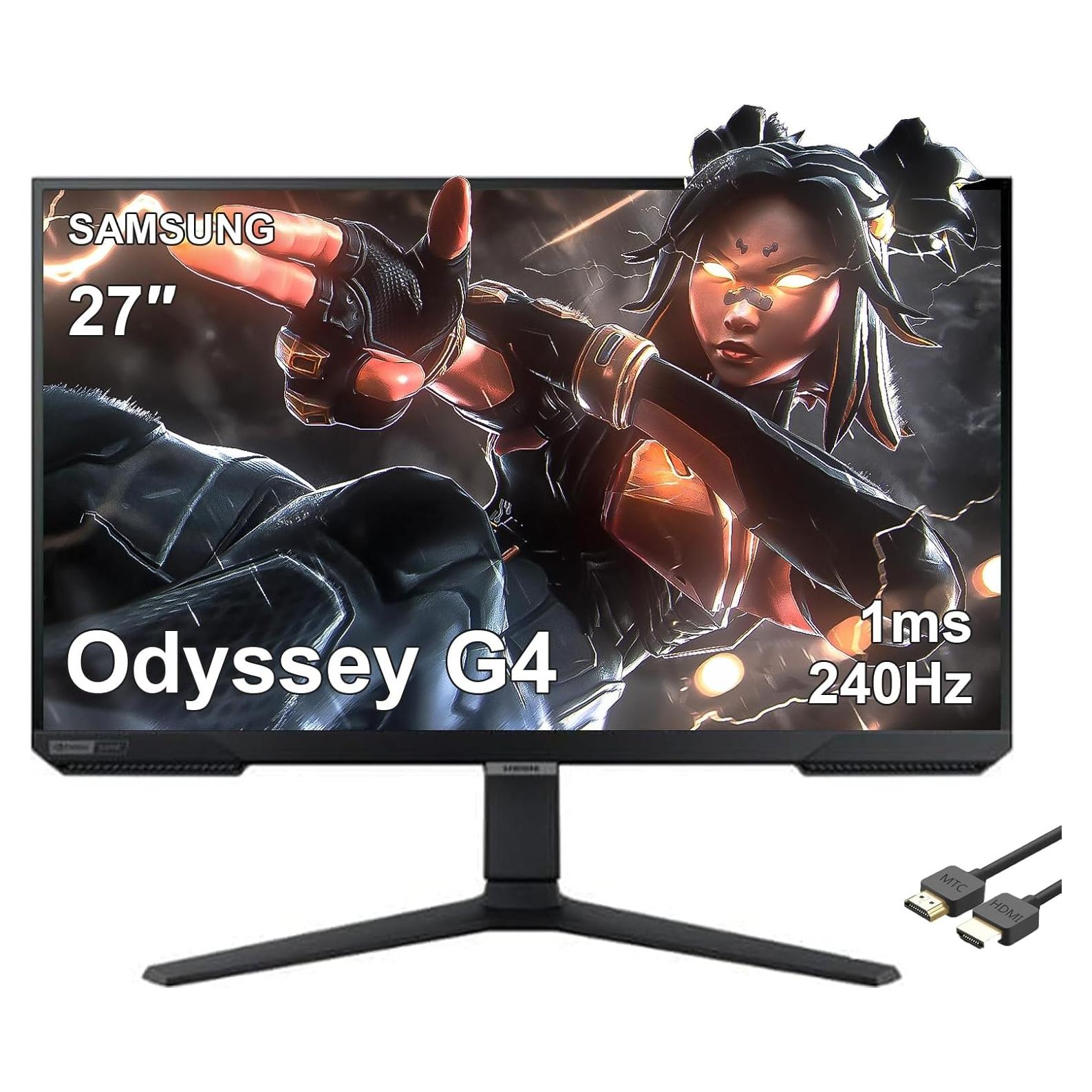 Monitor de Juegos Samsung Odyssey G4 27" FHD 240Hz 1ms