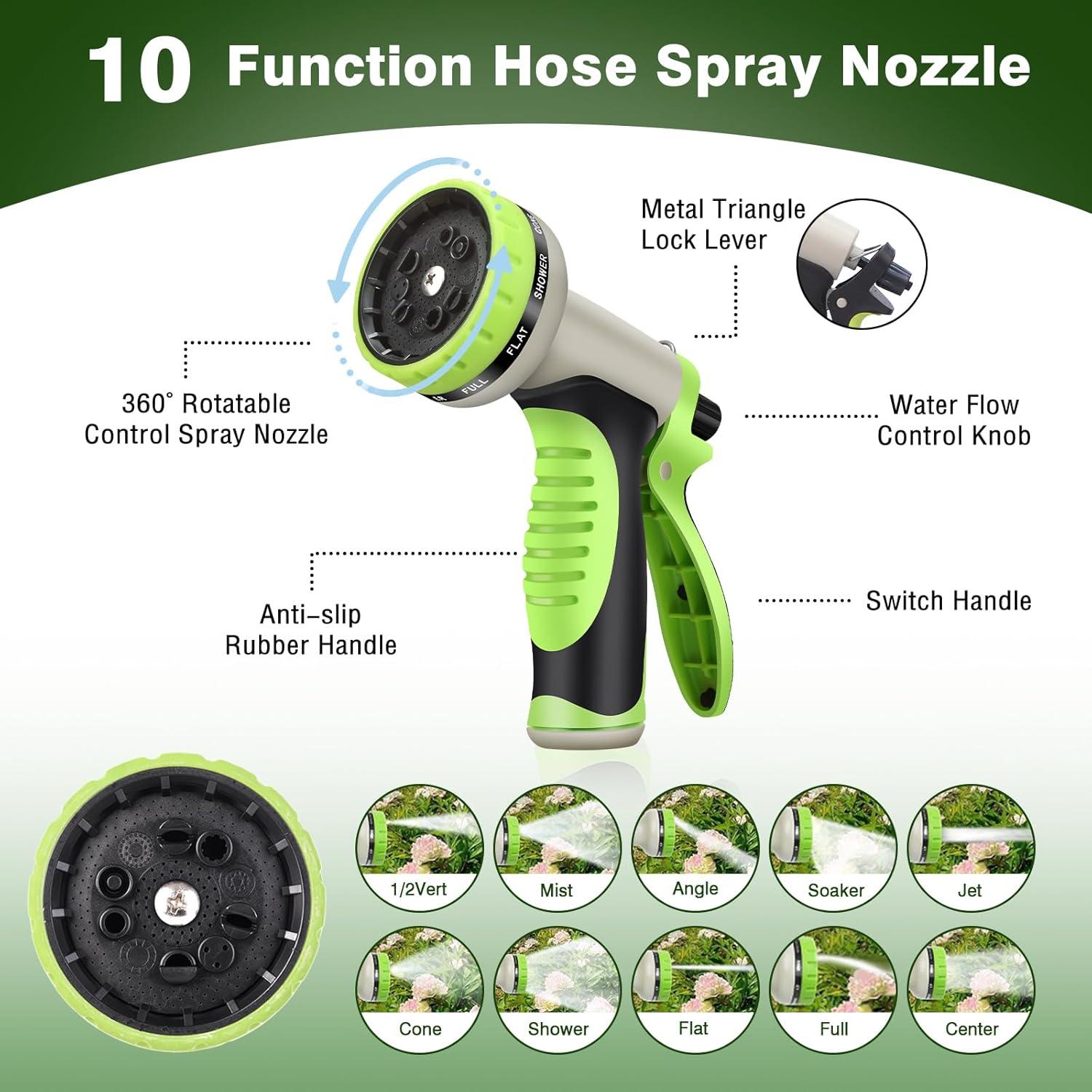 Manguera de Jardín WHOBUY 22,86 m Acero Inoxidable Flexible