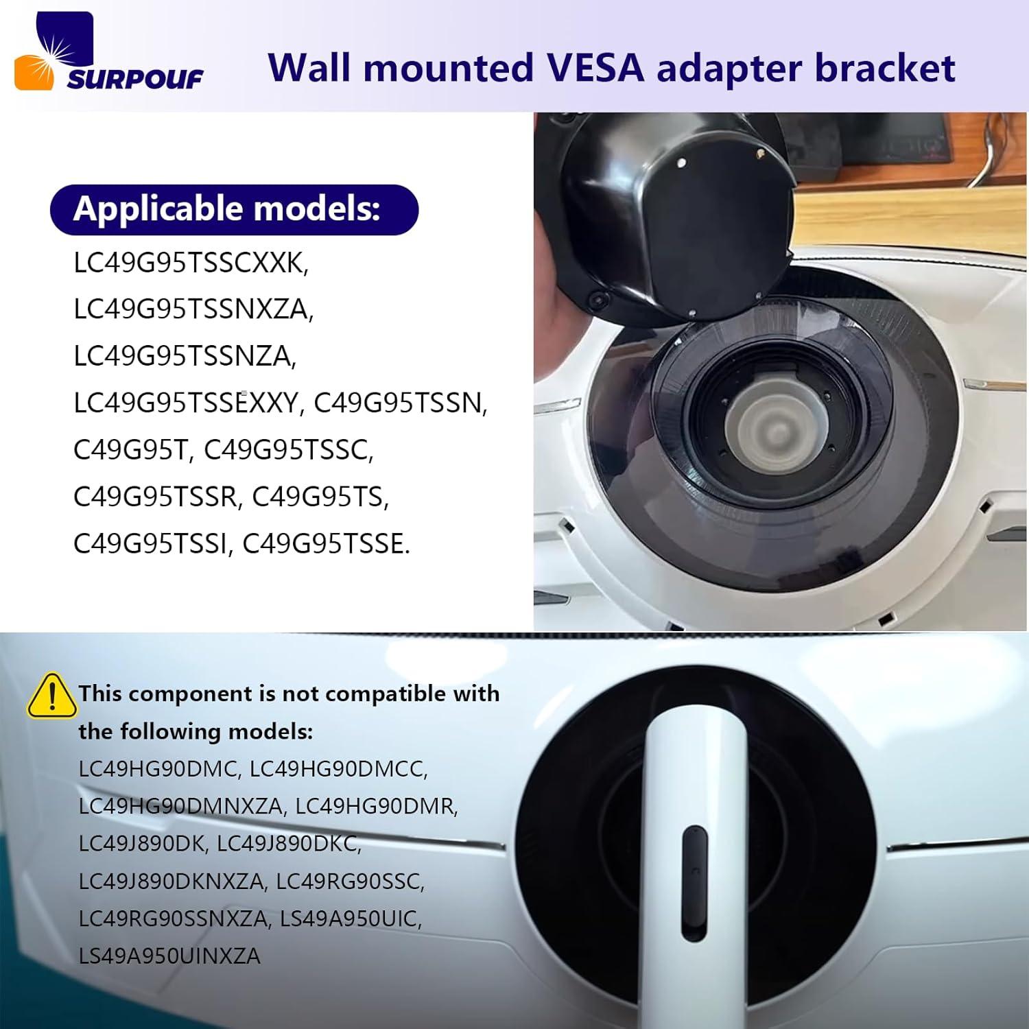 Soporte Adaptador VESA para Montaje en Pared Samsung 49"