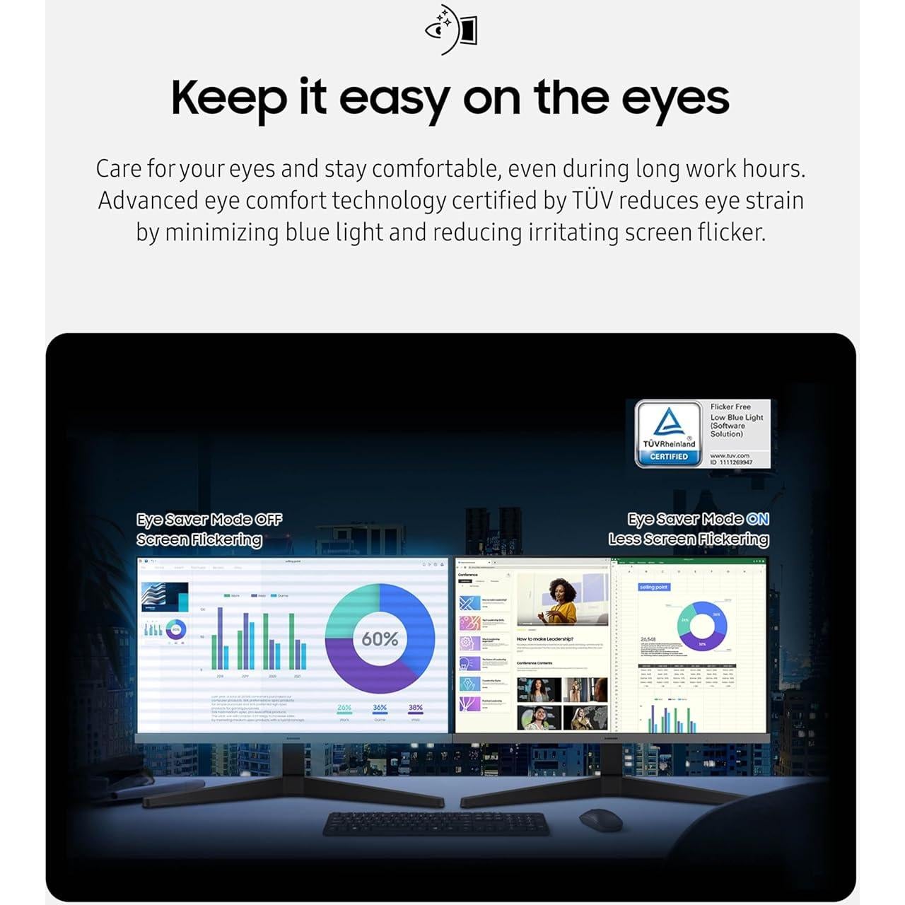 Monitor Samsung 24" S33GC IPS 100Hz HDMI DisplayPort FreeSync