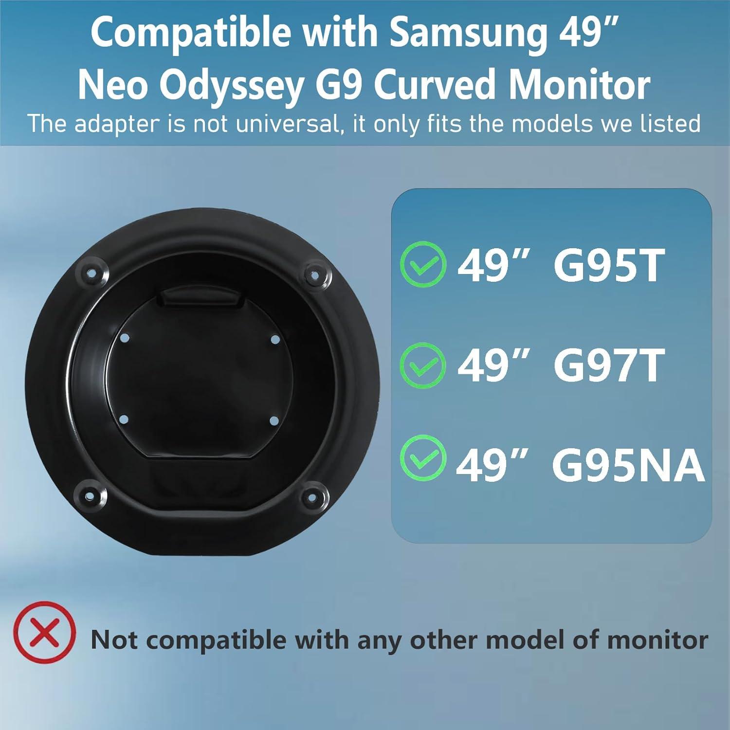 Adaptador de Montaje en Pared Samsung Odyssey G9 - Compatible 49"