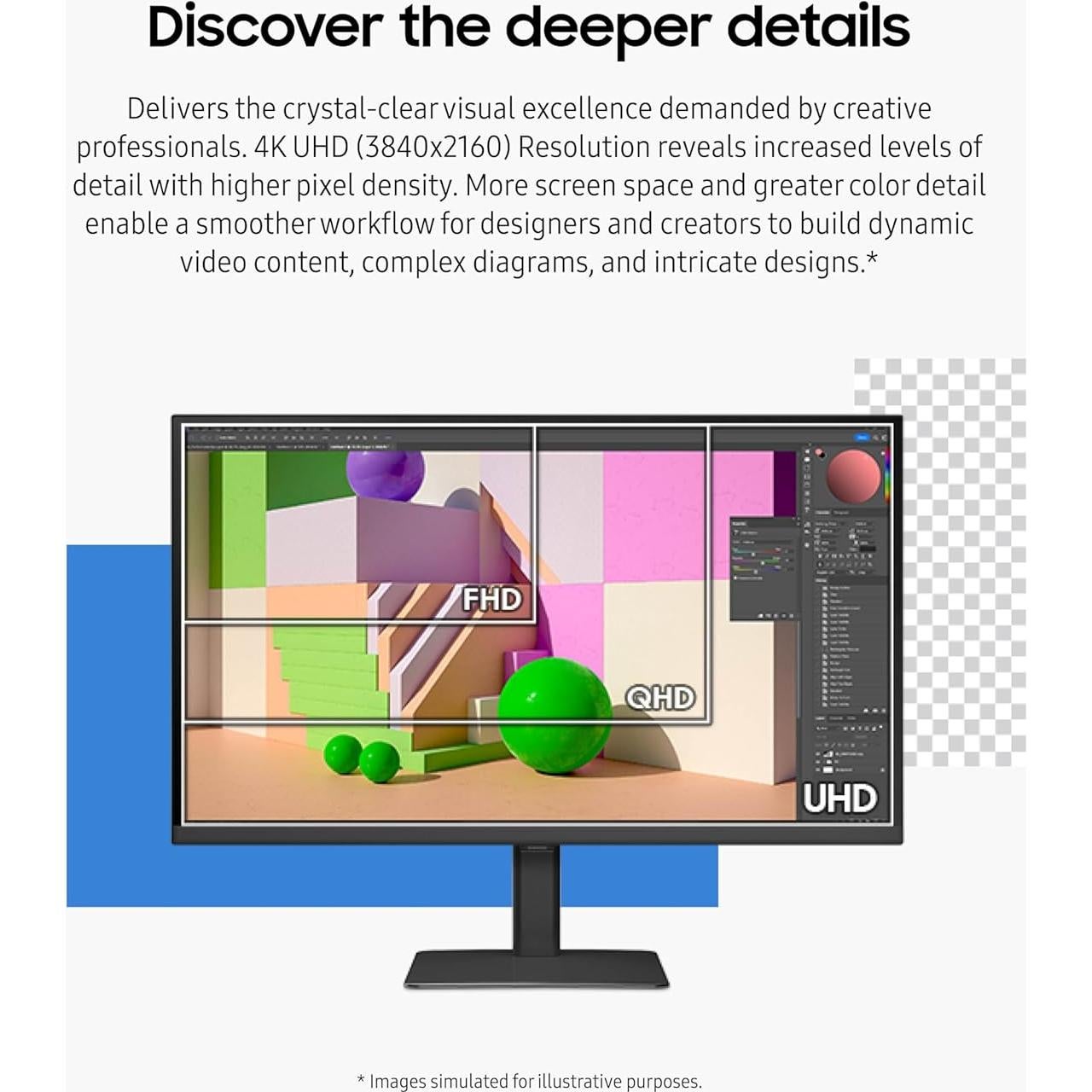 Monitor Samsung 27" ViewFinity S8 4K UHD HDR10 Ajustable