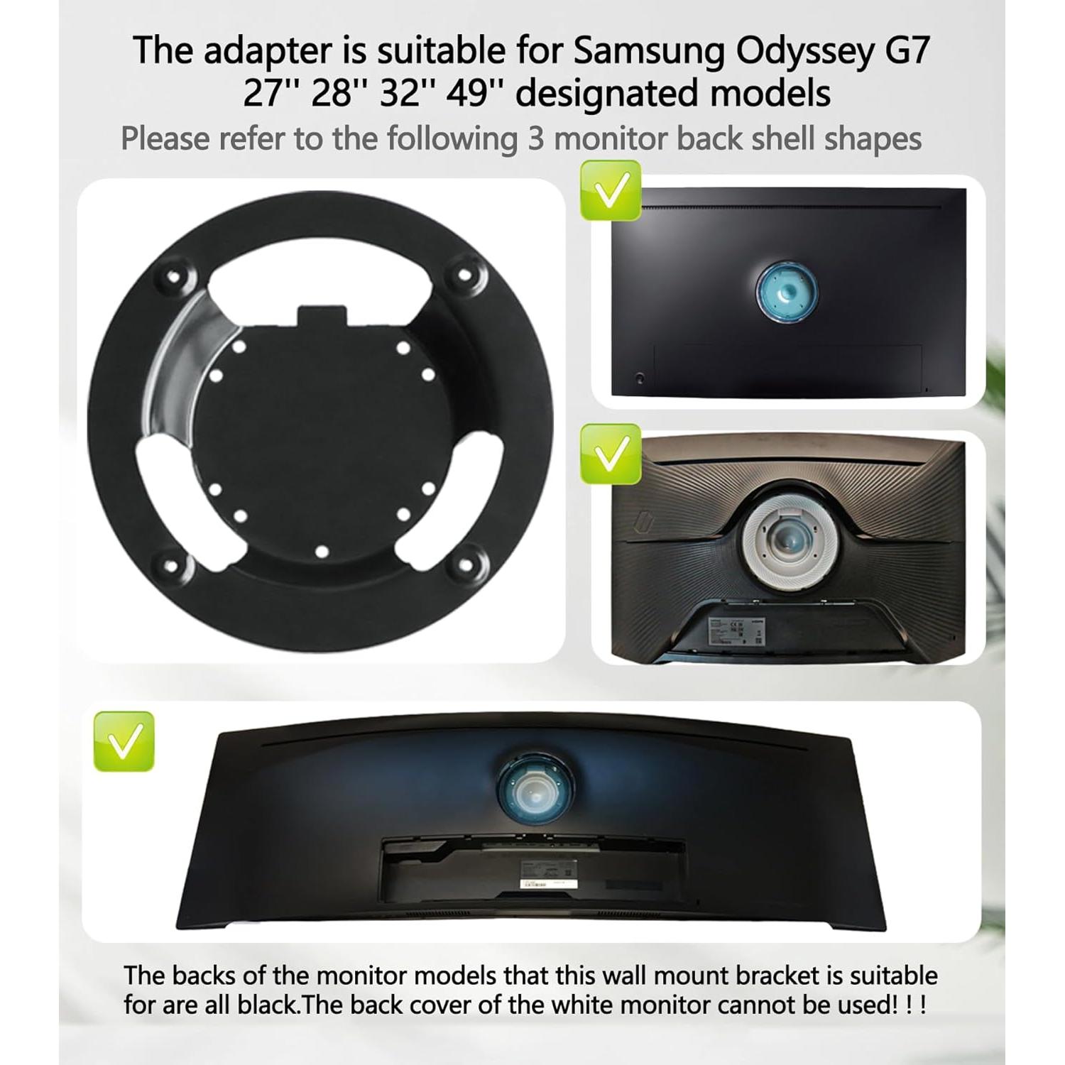 Adaptador de Montaje en Pared Samsung Odyssey G7 27-49"
