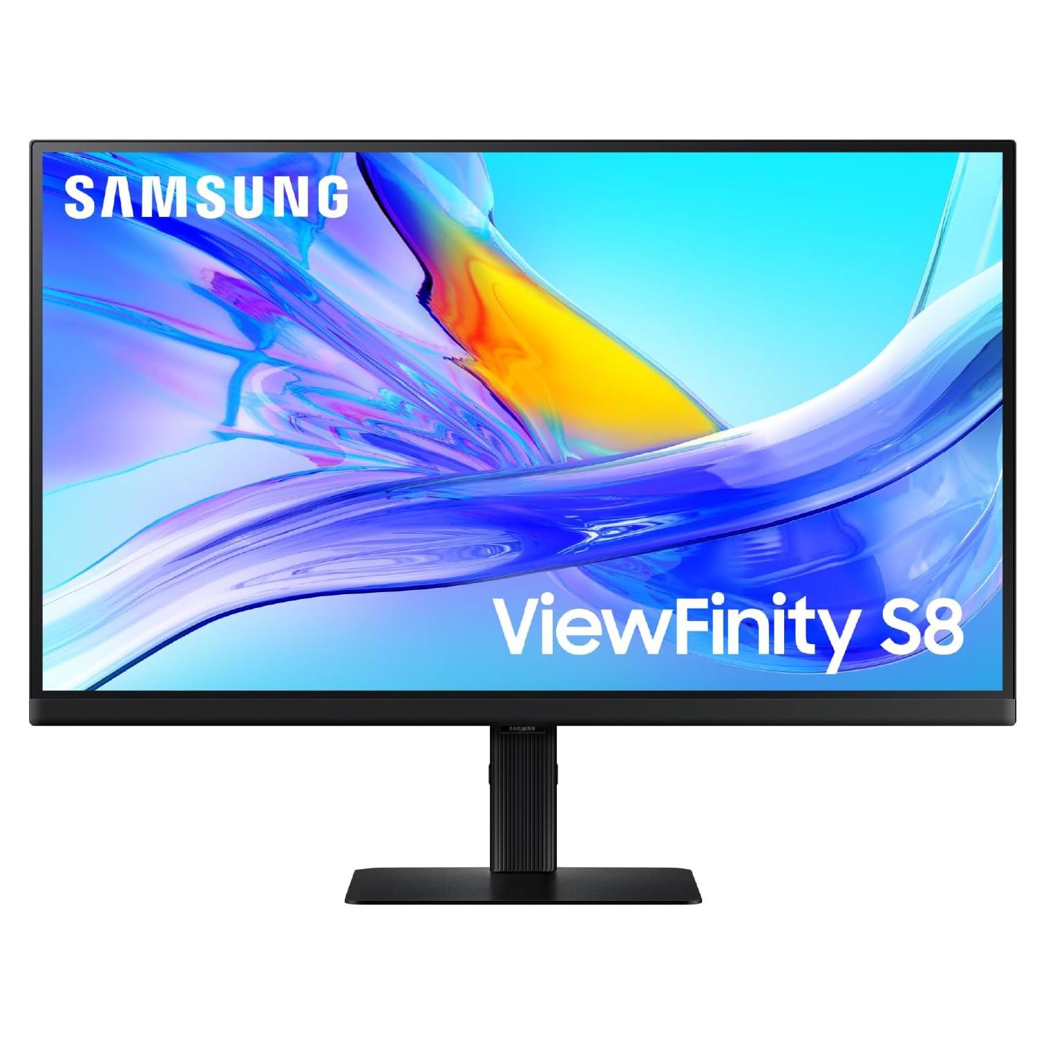 Monitor Samsung ViewFinity S8 27" 4K UHD USB-C Ajustable