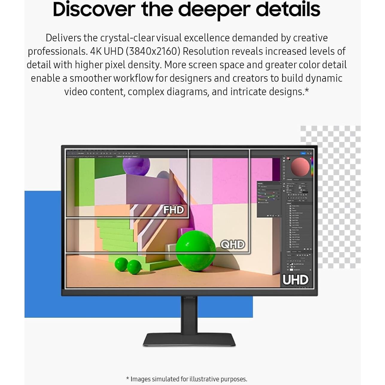 Monitor Samsung ViewFinity S8 27" 4K UHD USB-C Ajustable