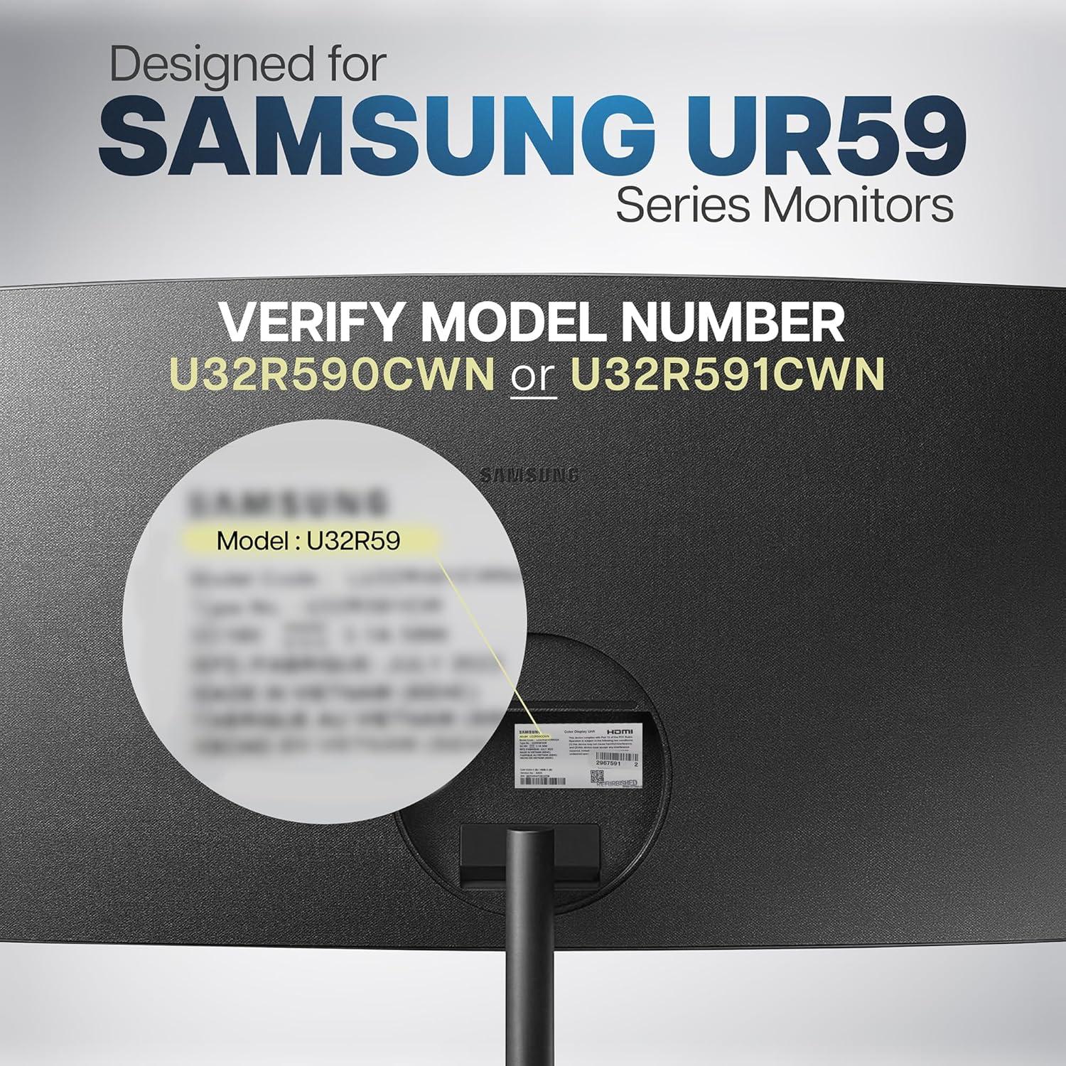 Placa Adaptadora VESA VIVO MOUNT-SGU59 para Monitores Samsung UR59