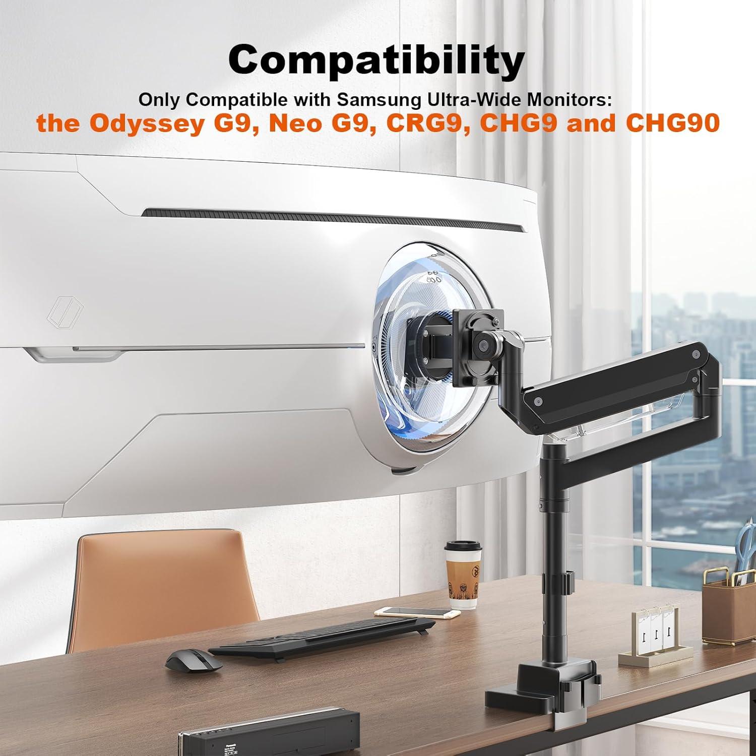 Placa Adaptador VESA PUTORSEN para Monitores Samsung G9 100x100mm