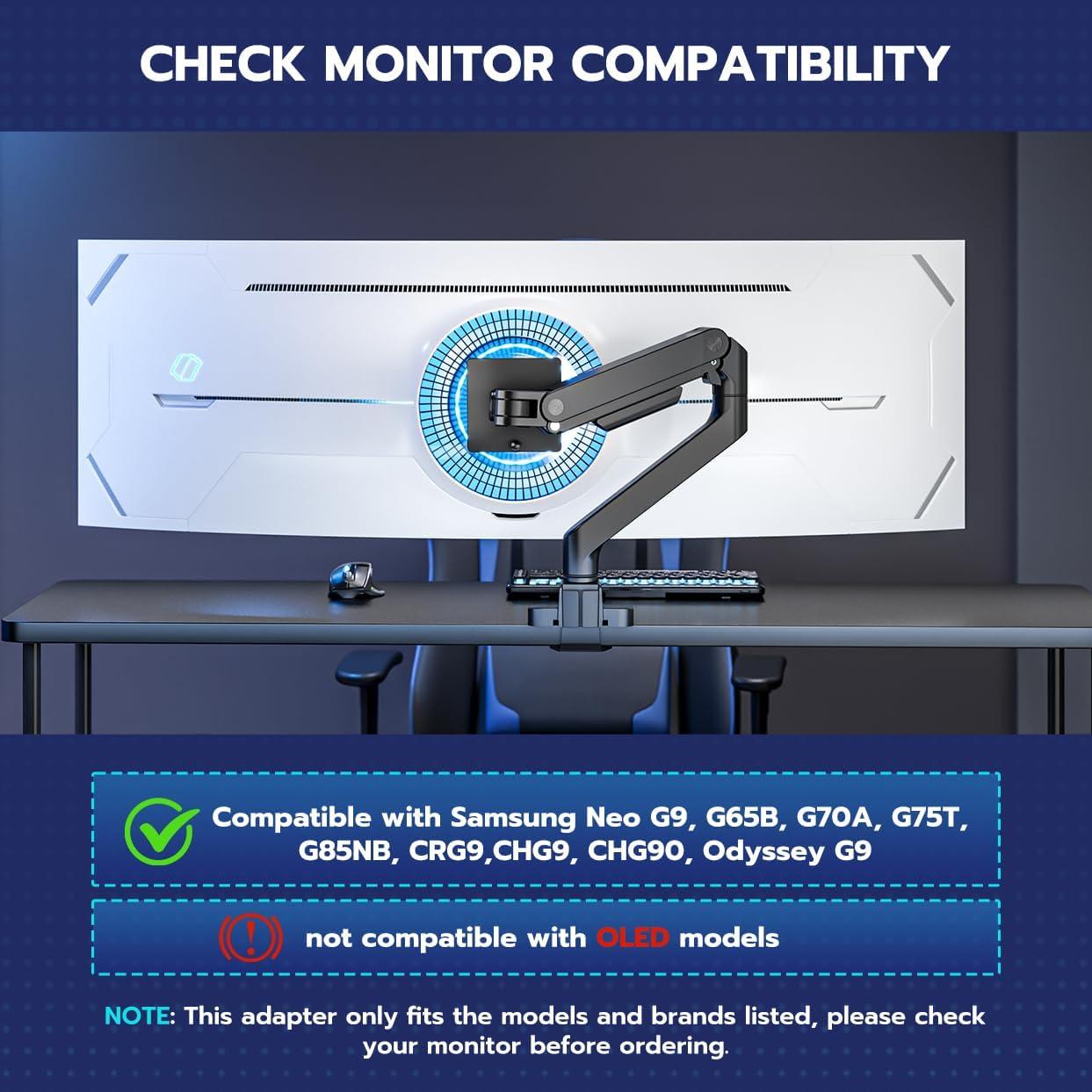Adaptador VESA ARES WING para Monitores Samsung 100x100