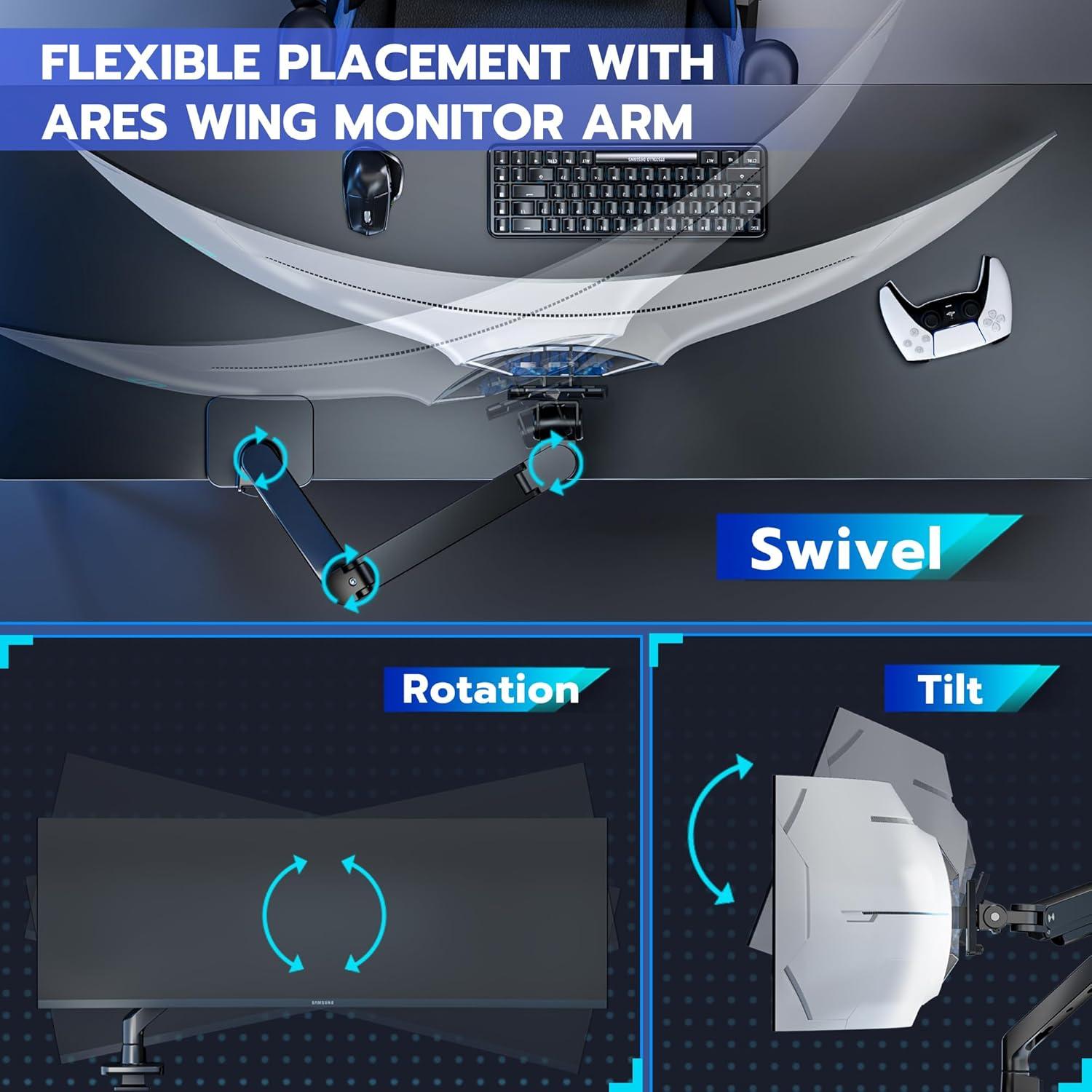 Adaptador VESA ARES WING para Monitores Samsung 100x100