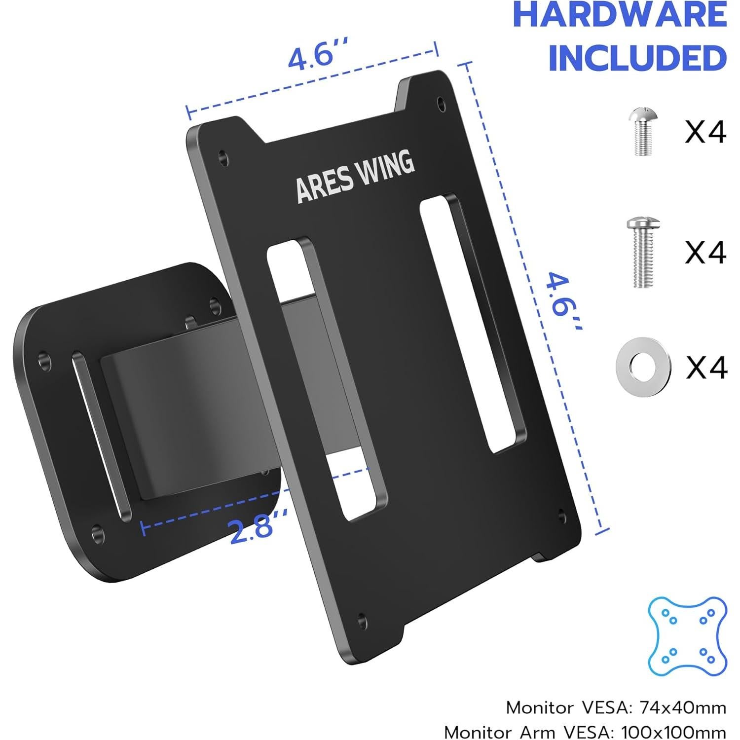 Adaptador VESA ARES WING para Monitores Samsung 100x100