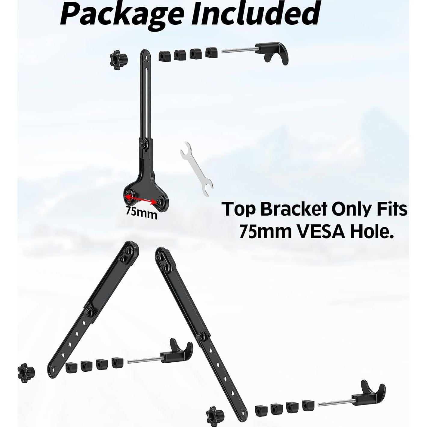 Adaptador VESA Universal MOUNTUP MU0045 para Monitores 19-32"