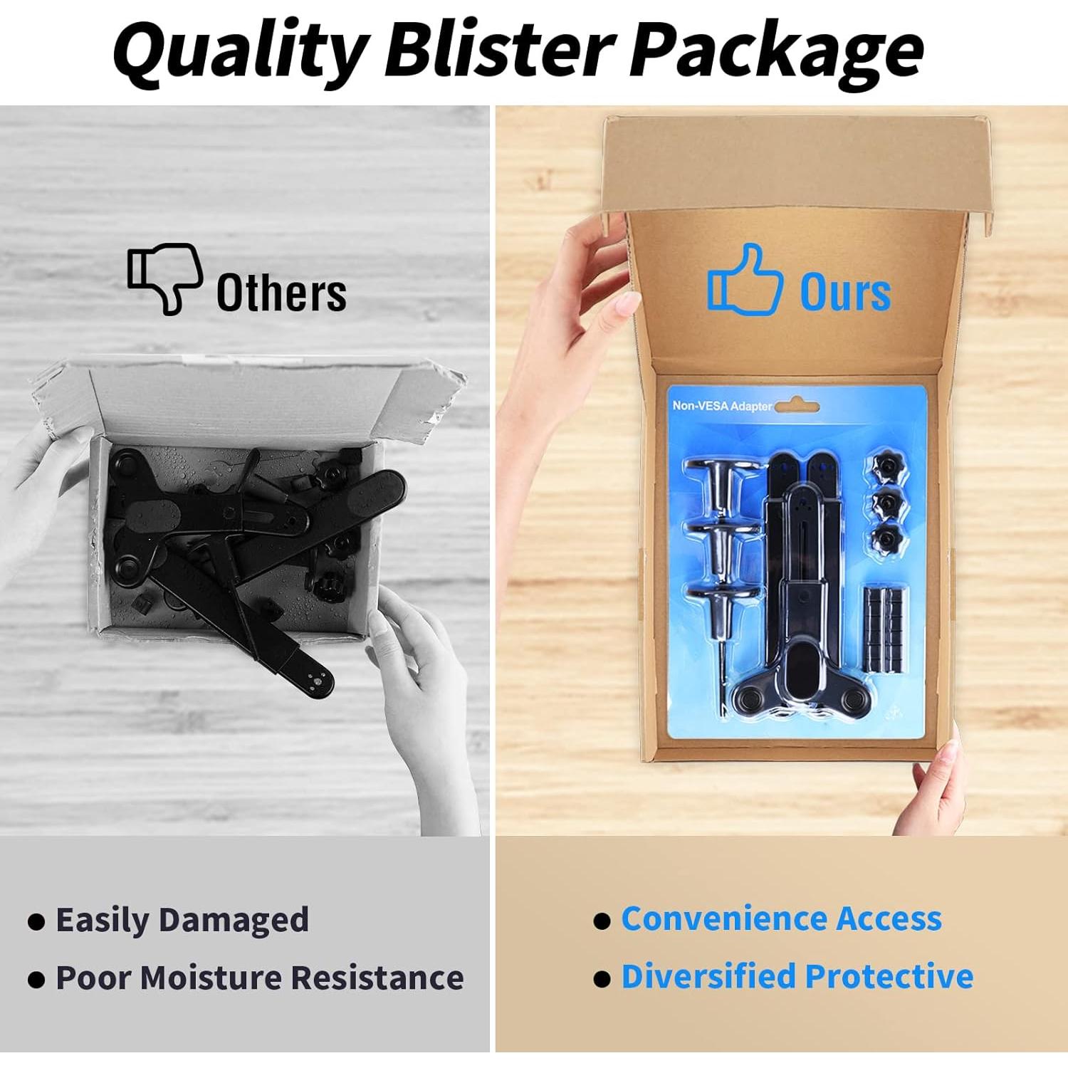 Adaptador VESA Universal MOUNTUP MU0045 para Monitores 19-32"