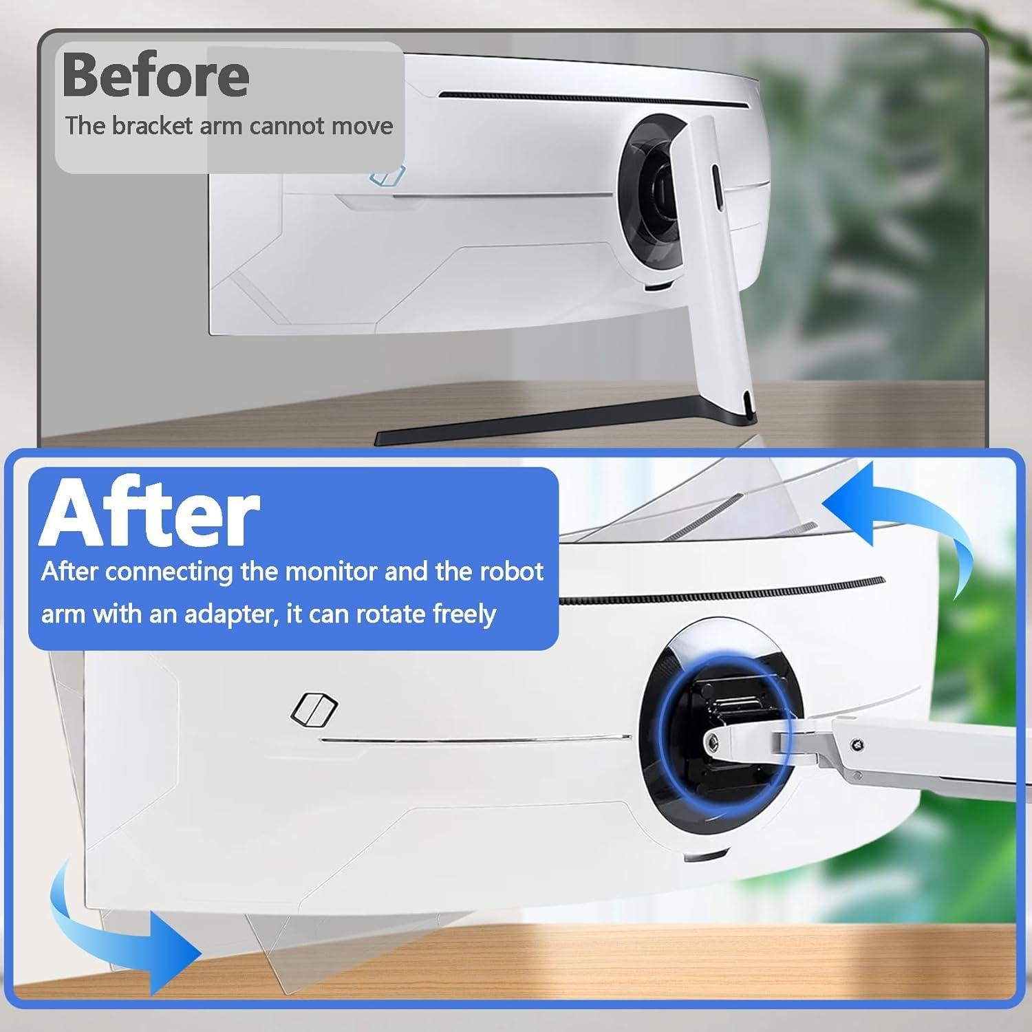 Adaptador de Montaje en Pared Tjweiqing para Monitor Curvo 49"