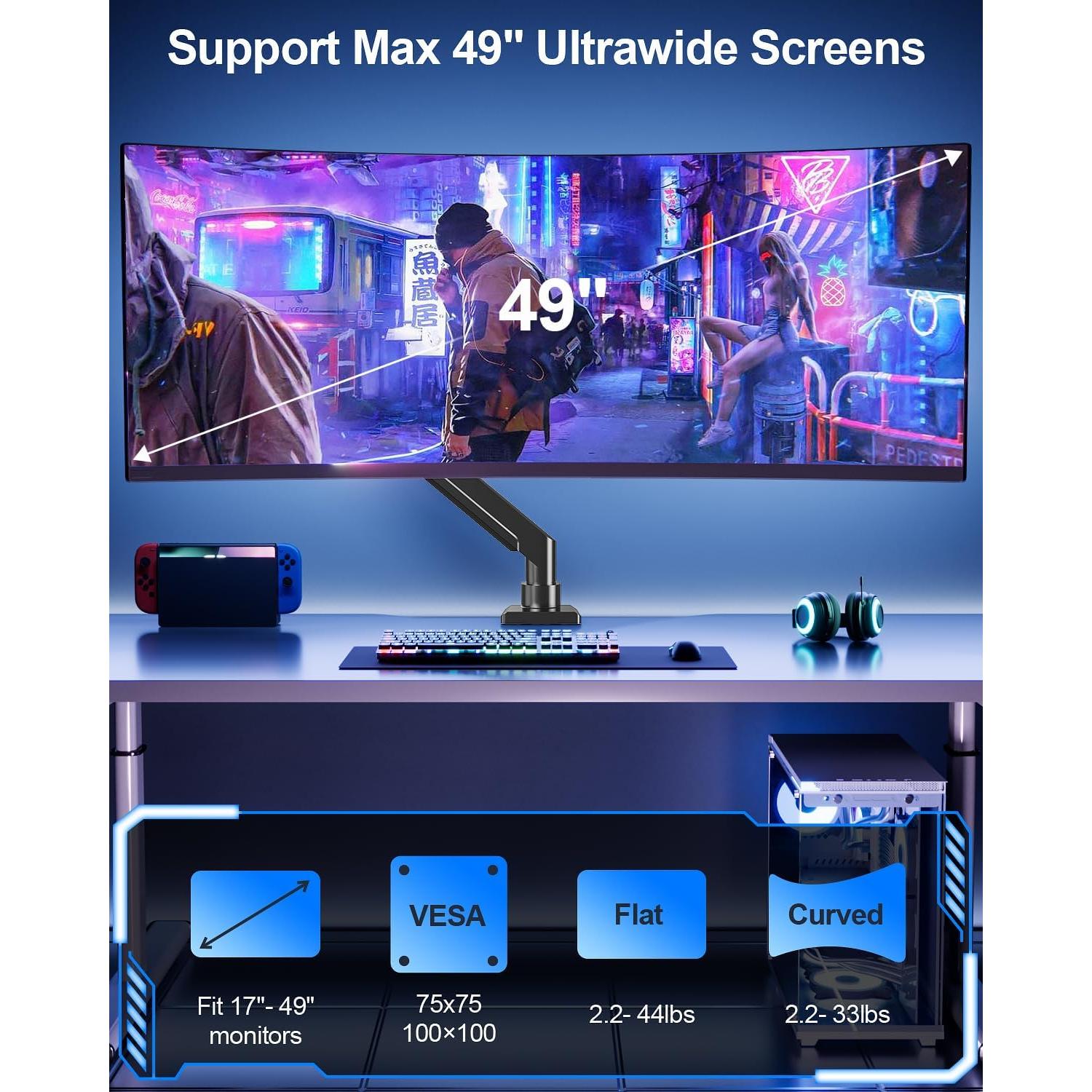 Soporte de Monitor MOUNT PRO para Pantallas Ultrawide 49"