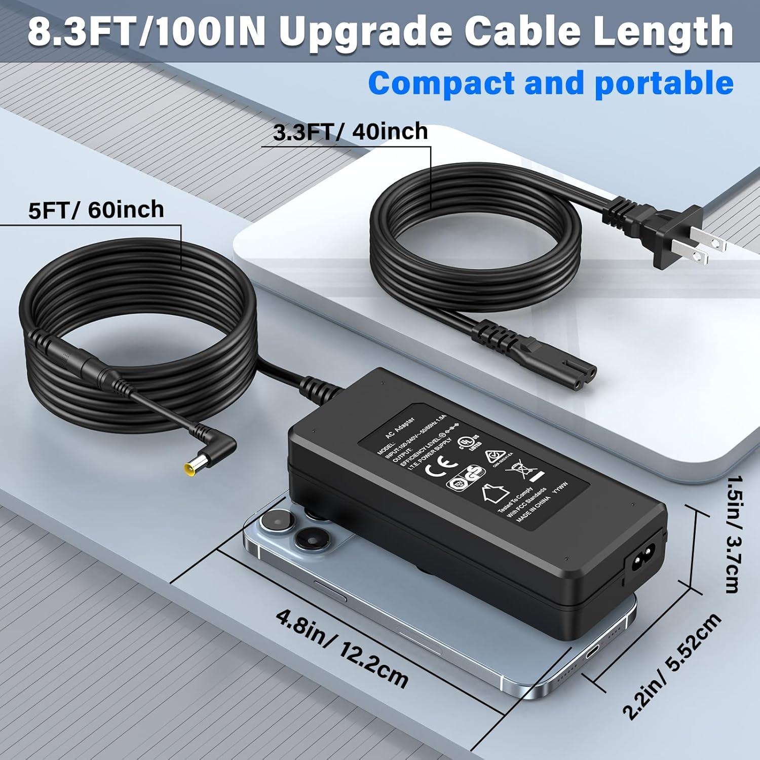 Adaptador de CA 19V 3.42A para Monitor Curvado Samsung G5