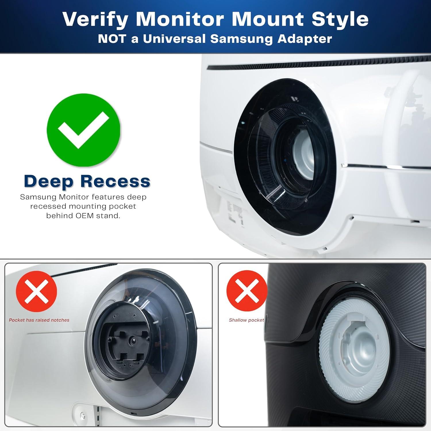 Placa Adaptadora VESA VIVO para Monitores Samsung Odyssey G9