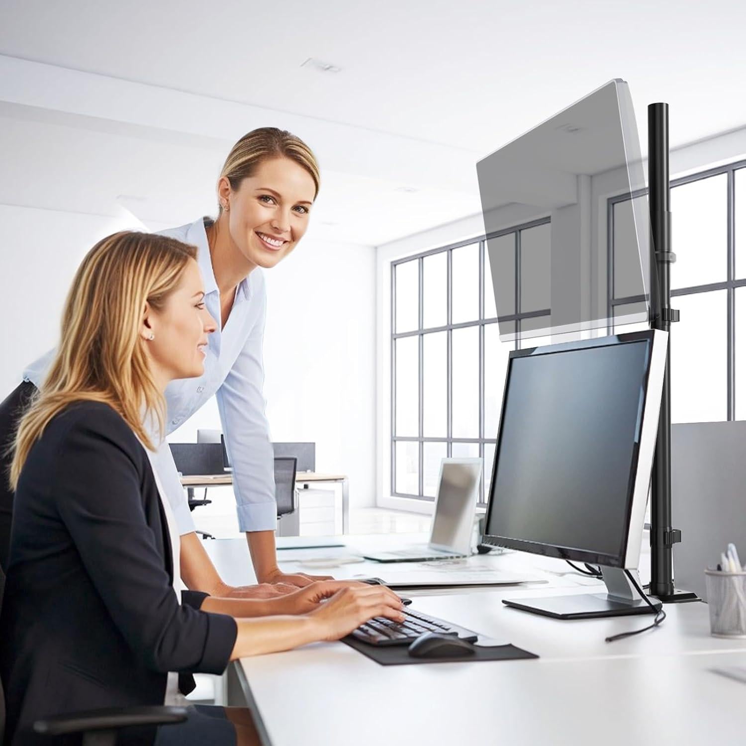 Soporte de Monitor Alto PUTORSEN 81.28 cm hasta 40 kg Negro